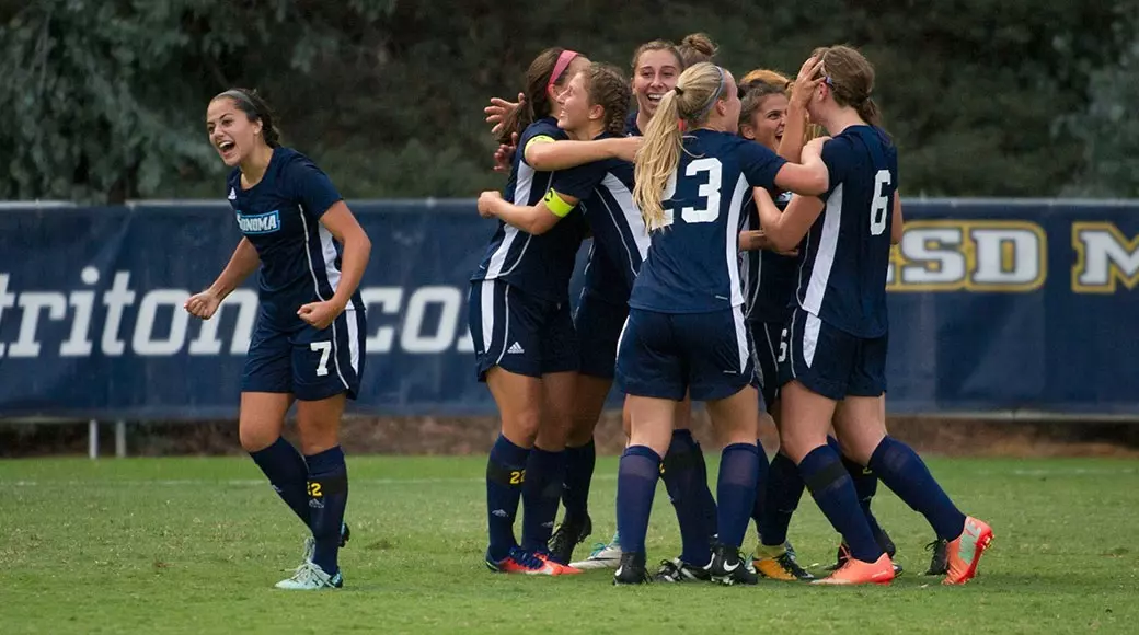 Women's Soccer Celebration