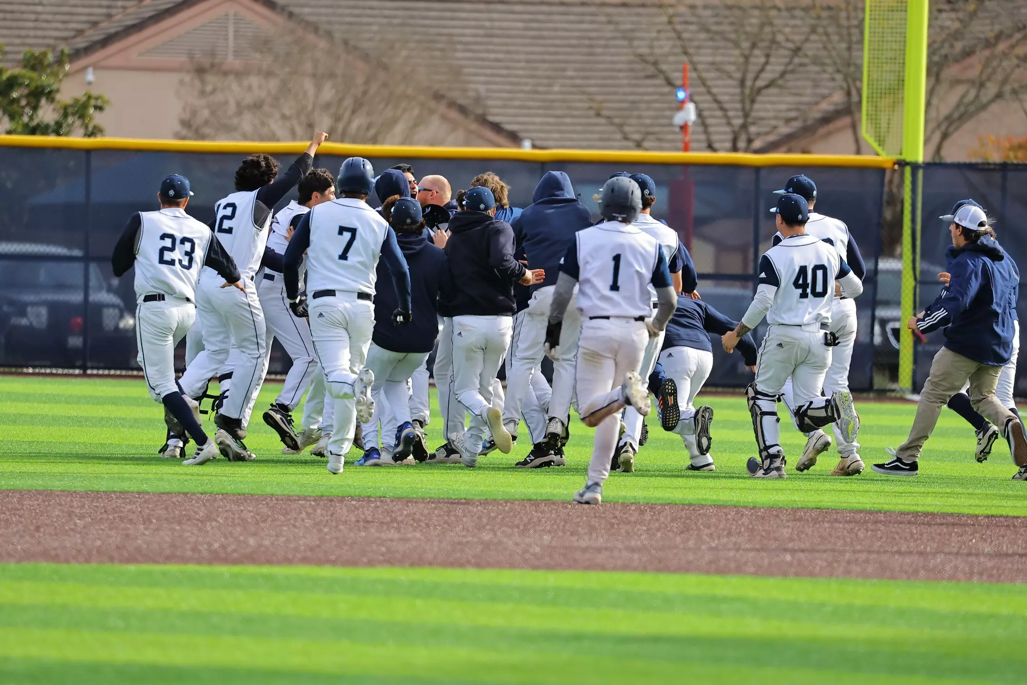 Baseball Walk-off Celebration vs. CSUDH