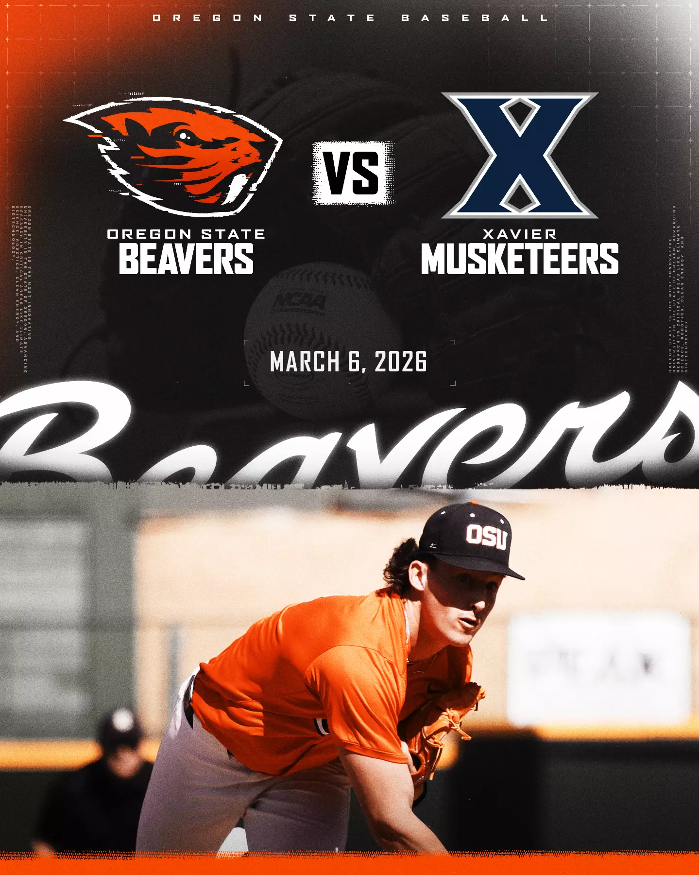 Oregon State University Beavers VS Xavier Musketeers