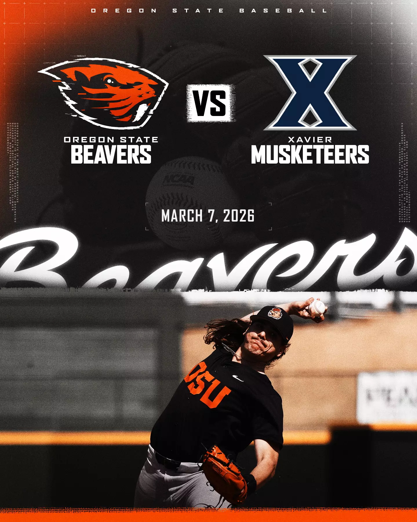 Oregon State University Beavers VS Xavier Musketeers