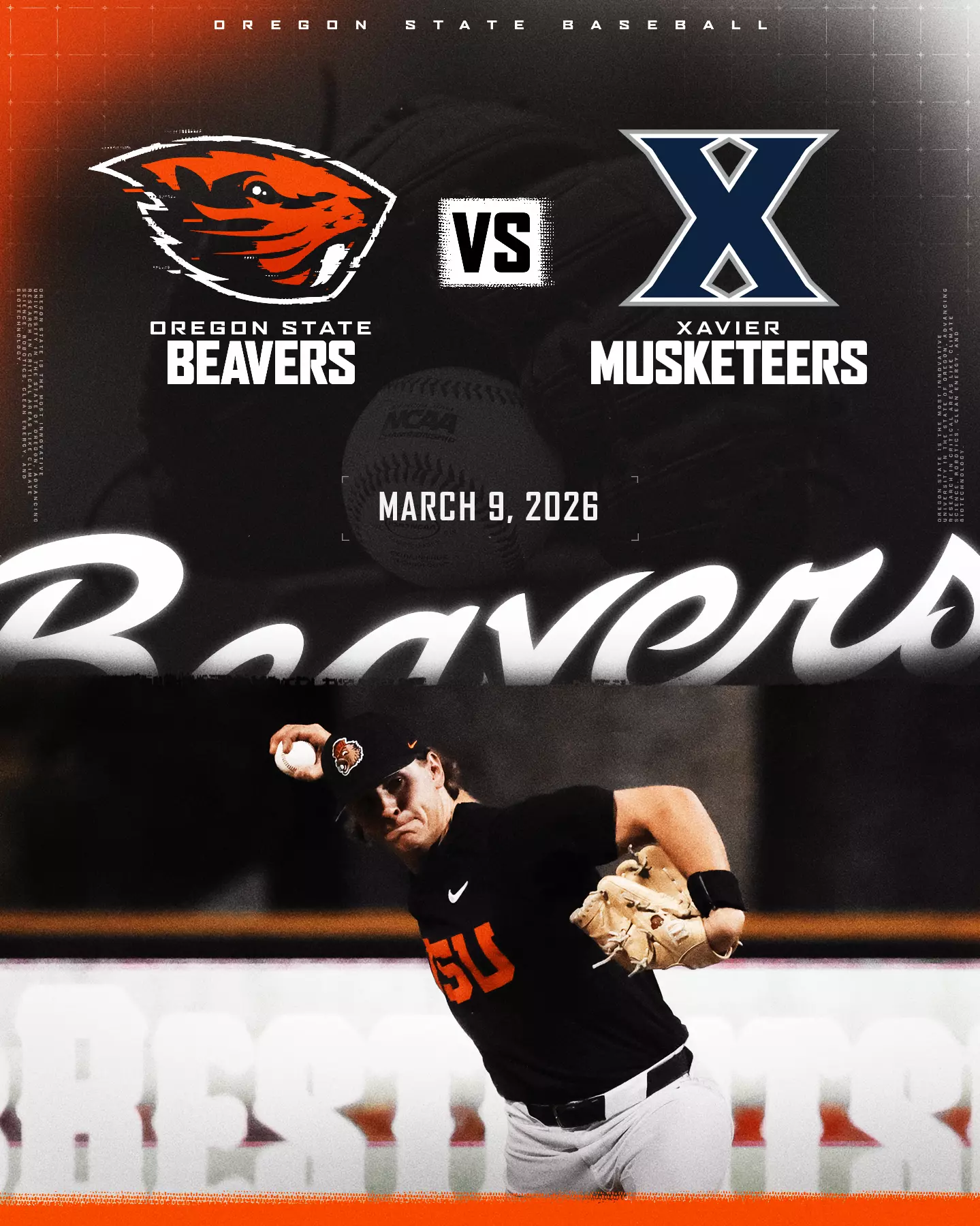 Oregon State University Beavers VS Xavier Musketeers