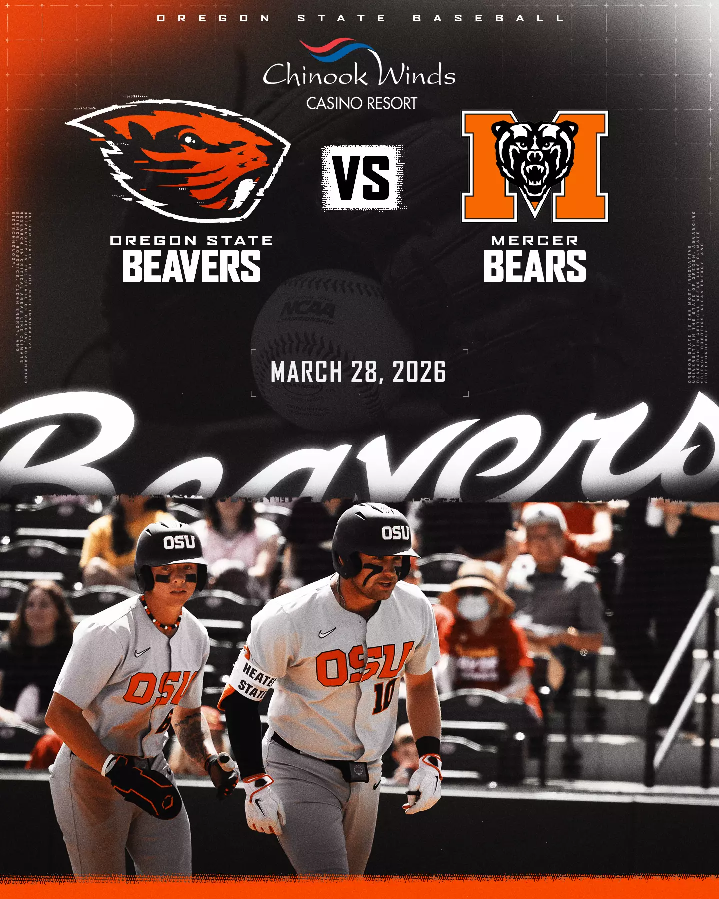 Oregon State University Beavers VS Mercer Bears