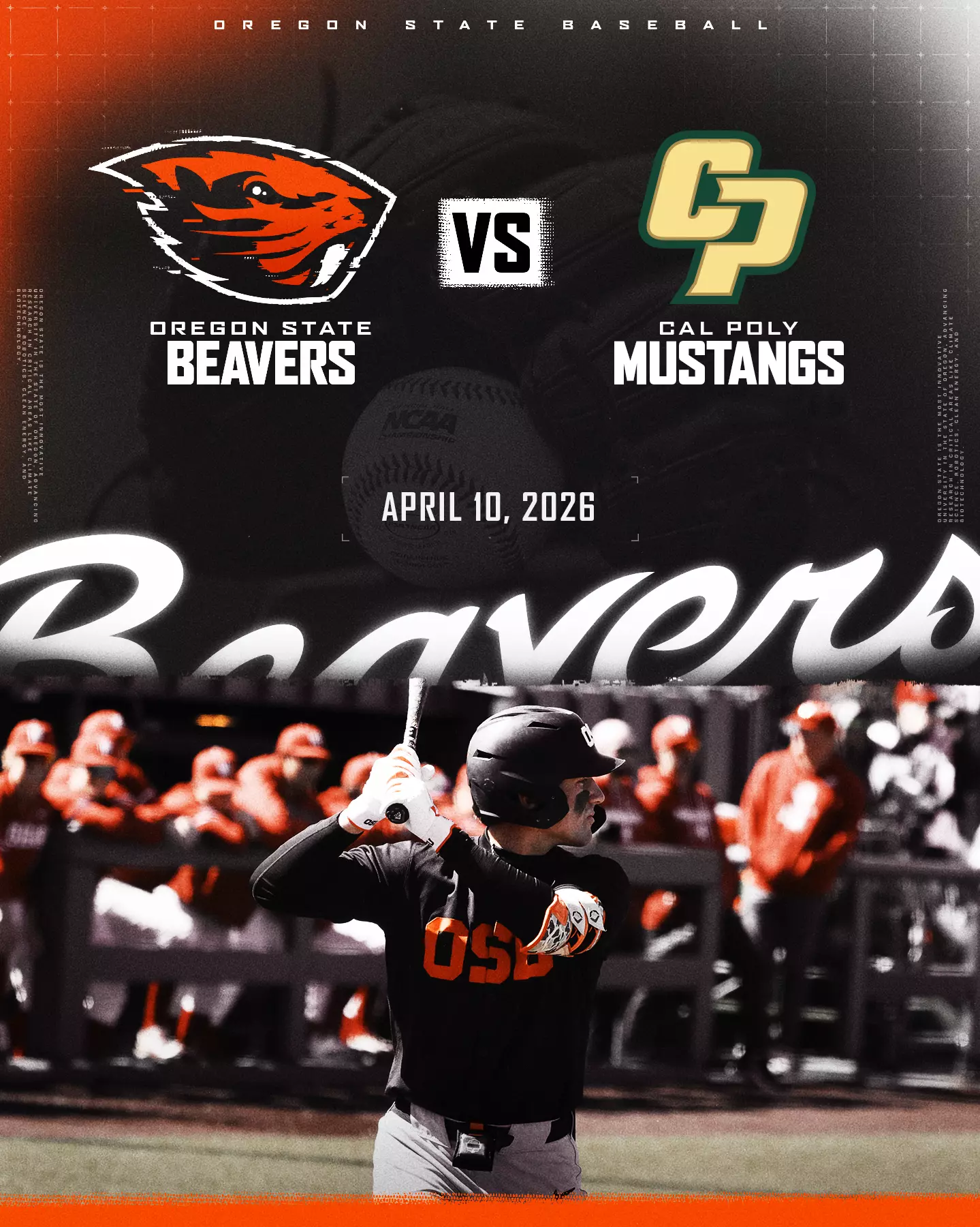 Oregon State University Beavers VS Cal Poly Mustangs