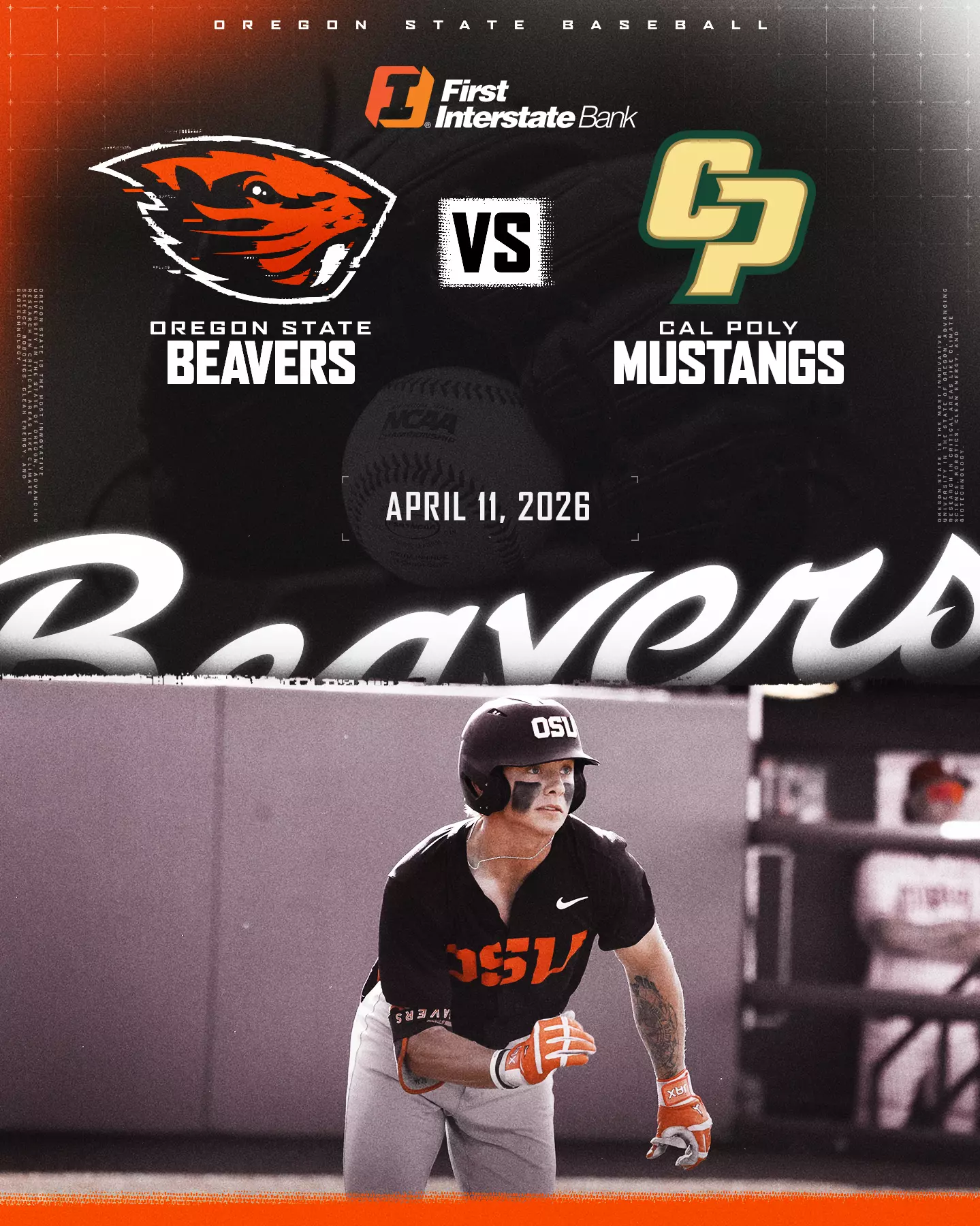 Oregon State University Beavers VS Cal Poly Mustangs