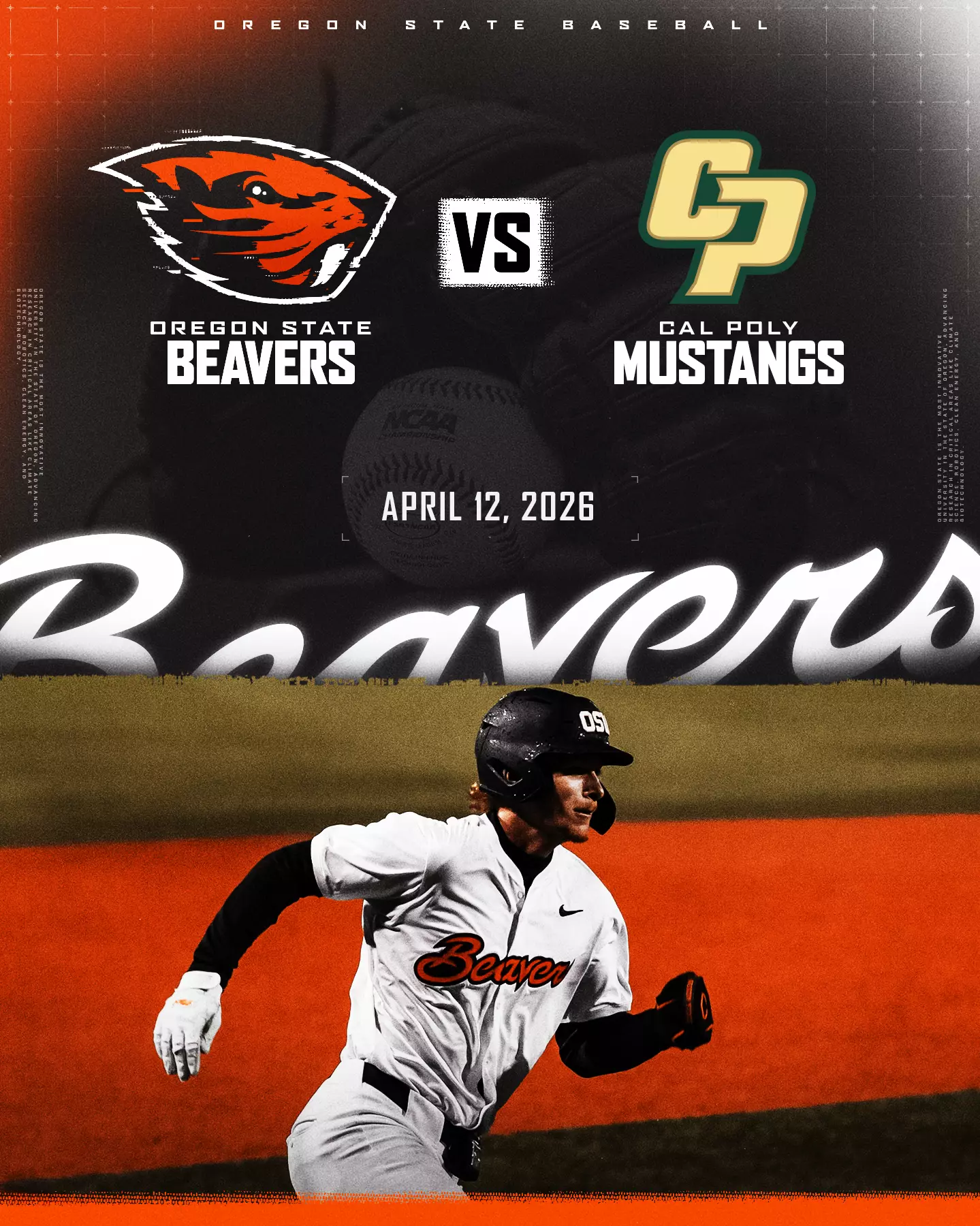 Oregon State University Beavers VS Cal Poly Mustangs