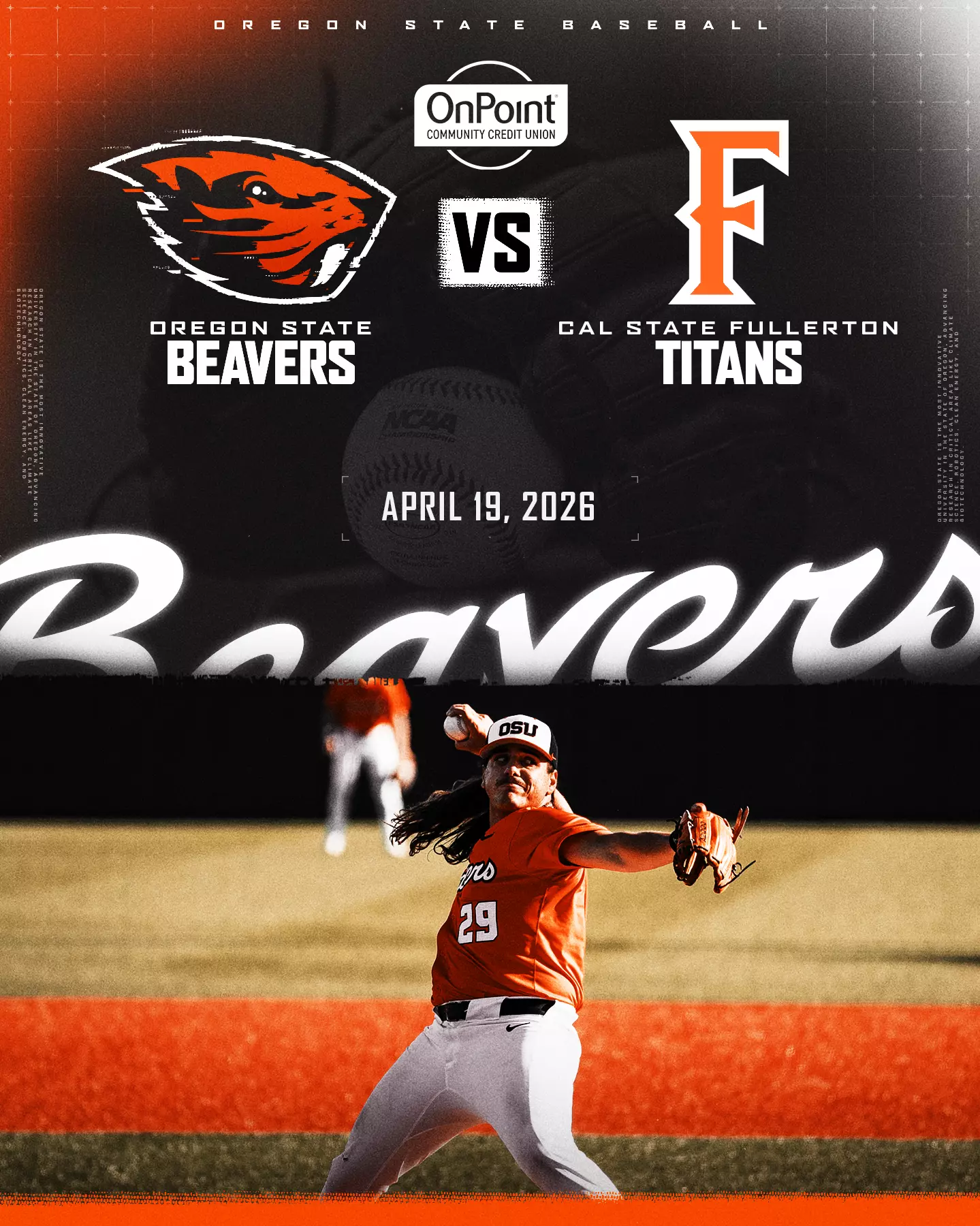 Oregon State University Beavers VS Cal State Fullerton Titans