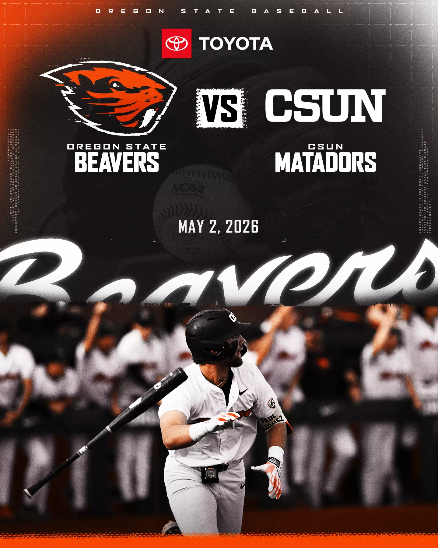 Oregon State University Beavers VS CSUN Matadors