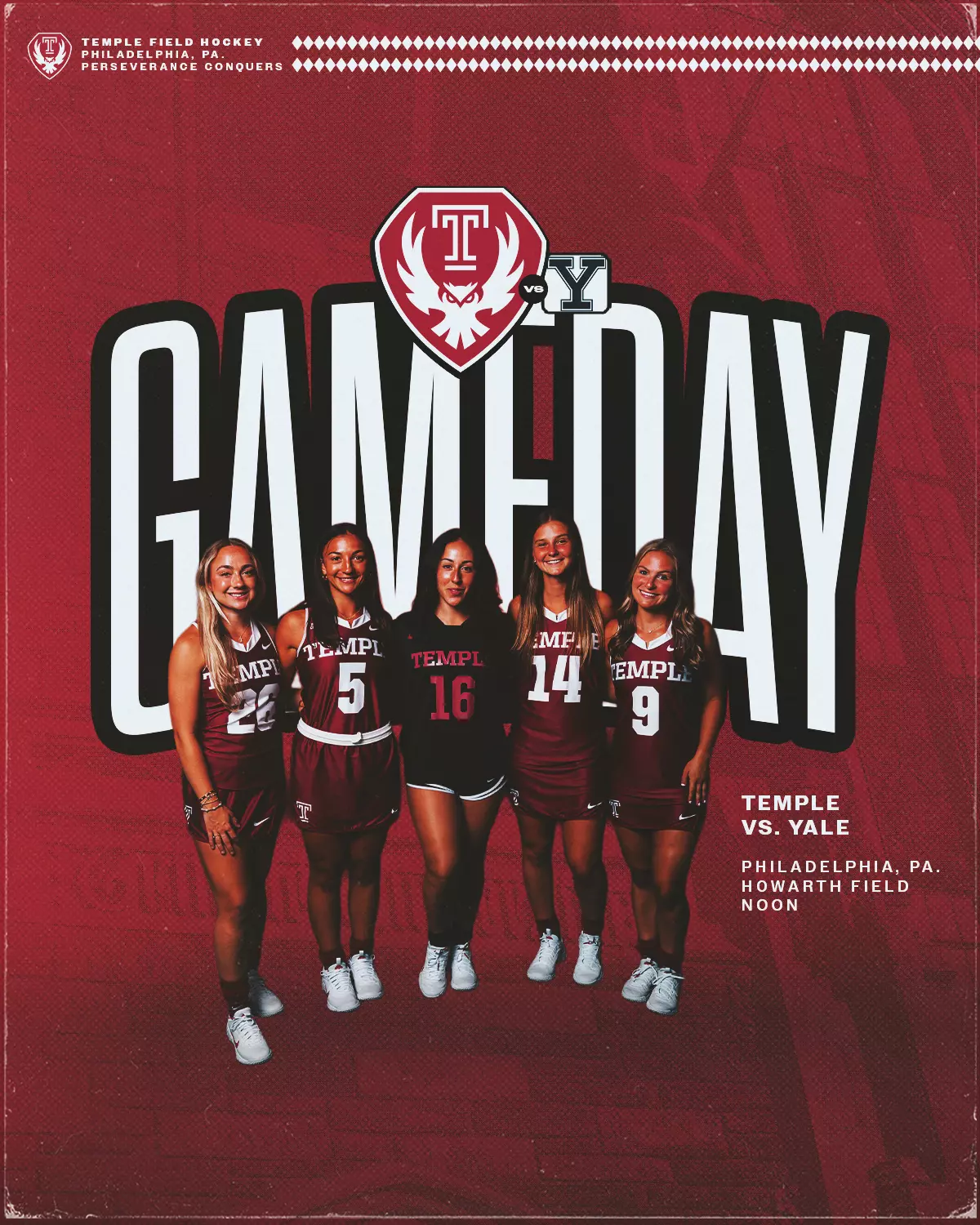 Temple University Owls VS Yale Bulldogs