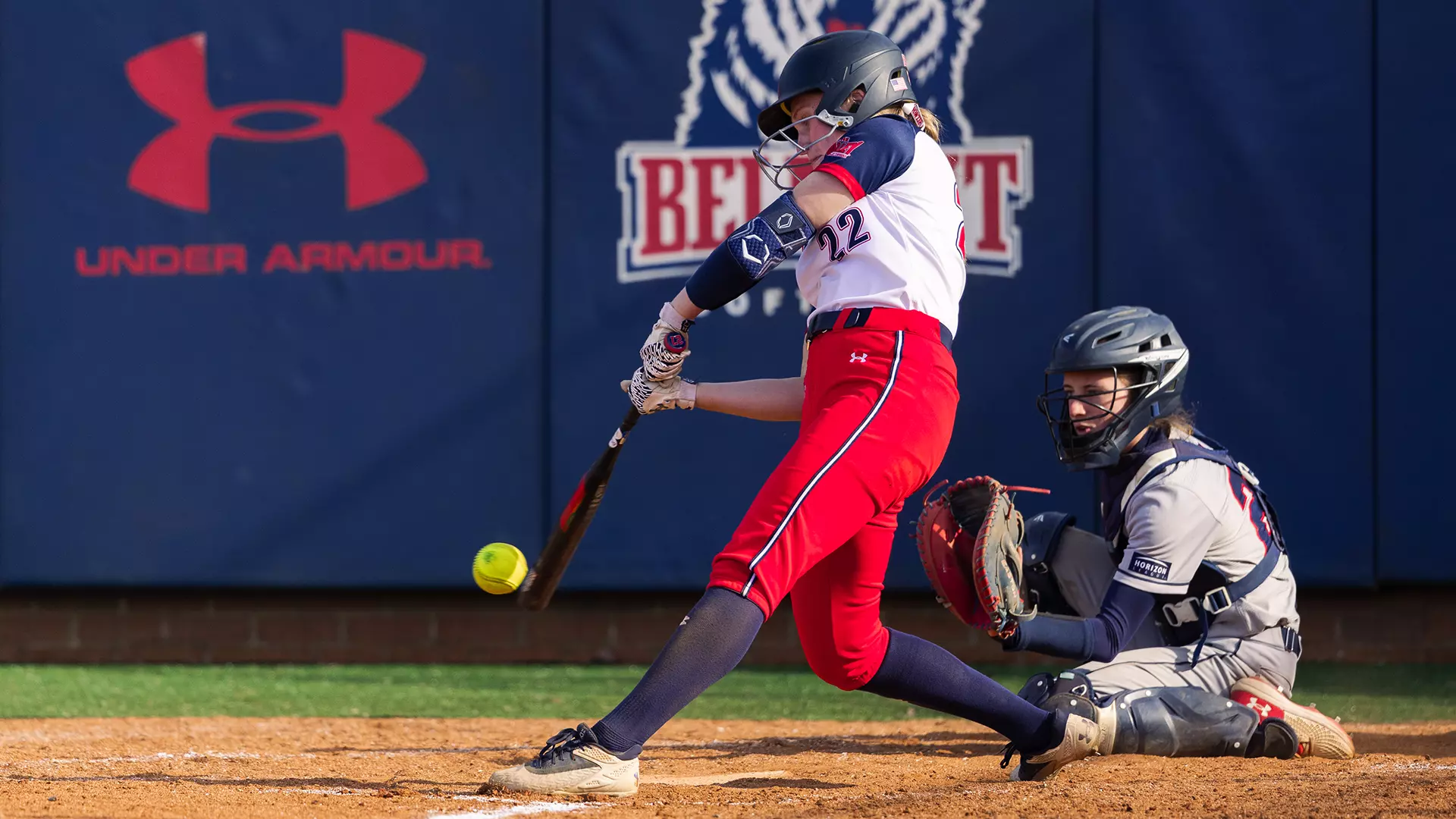 Maddy Balsiger Batting at Home