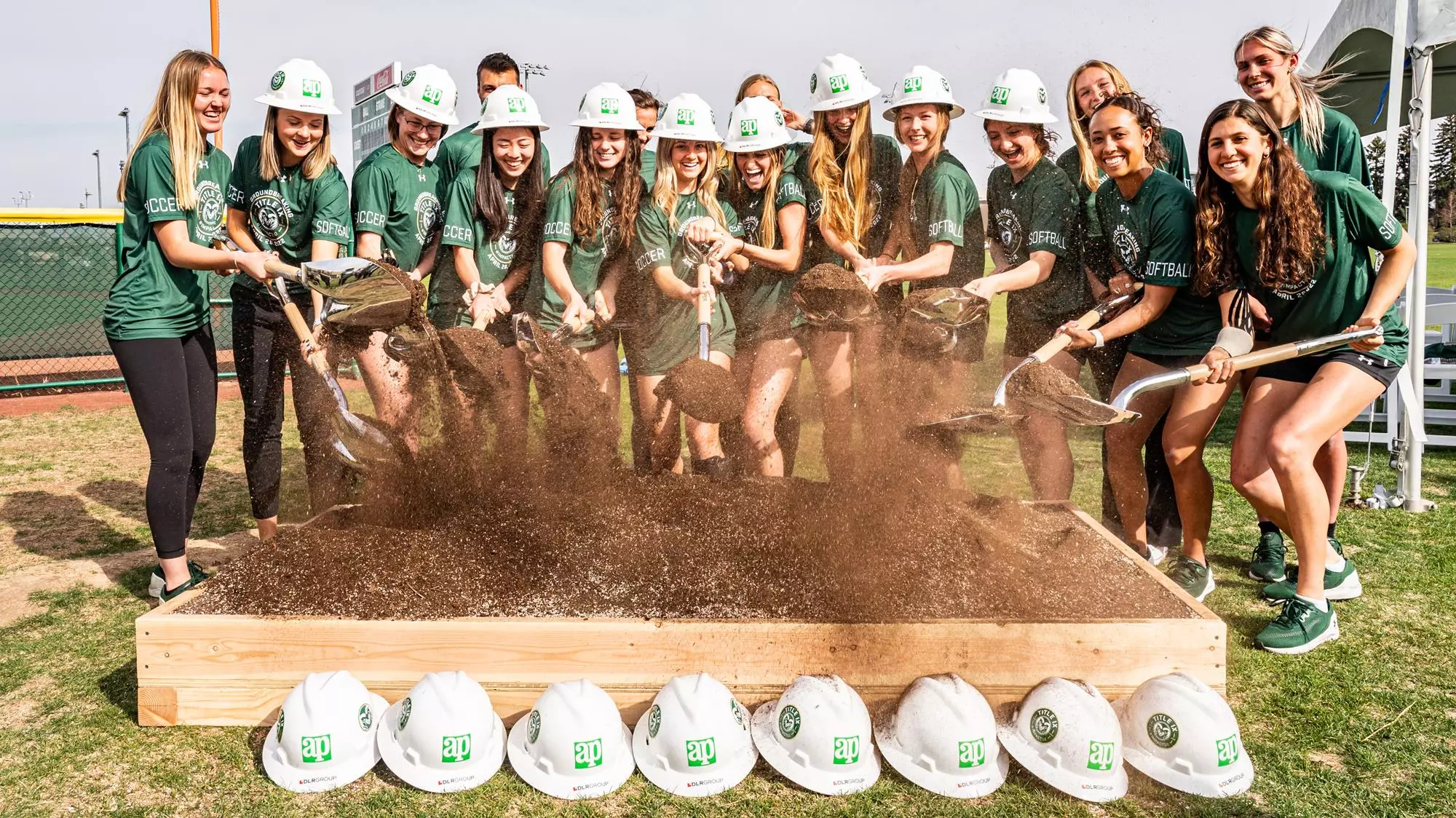 Soccer groundbreaking