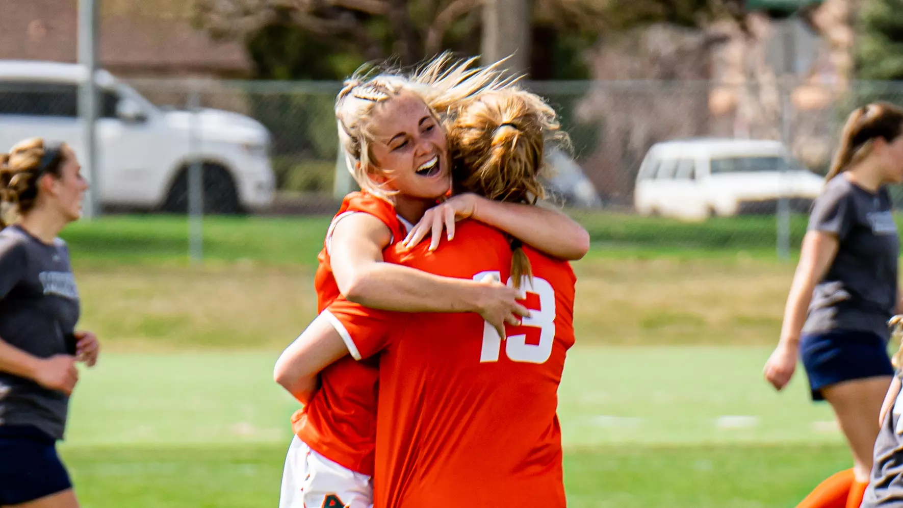 Soccer celebration