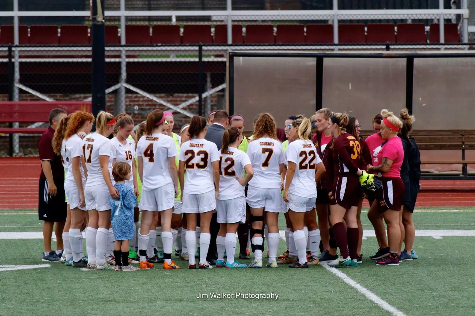 Team huddle