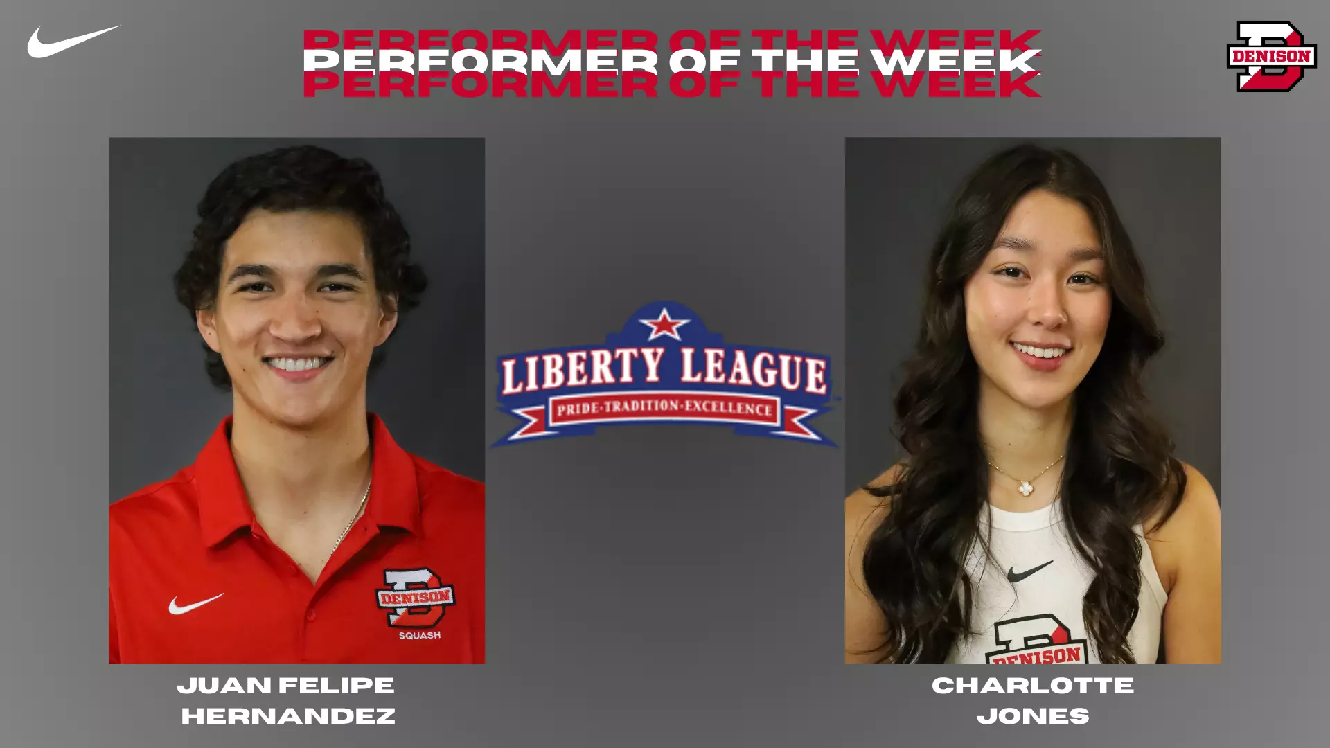 Hernandez and Jones performer of the week with names