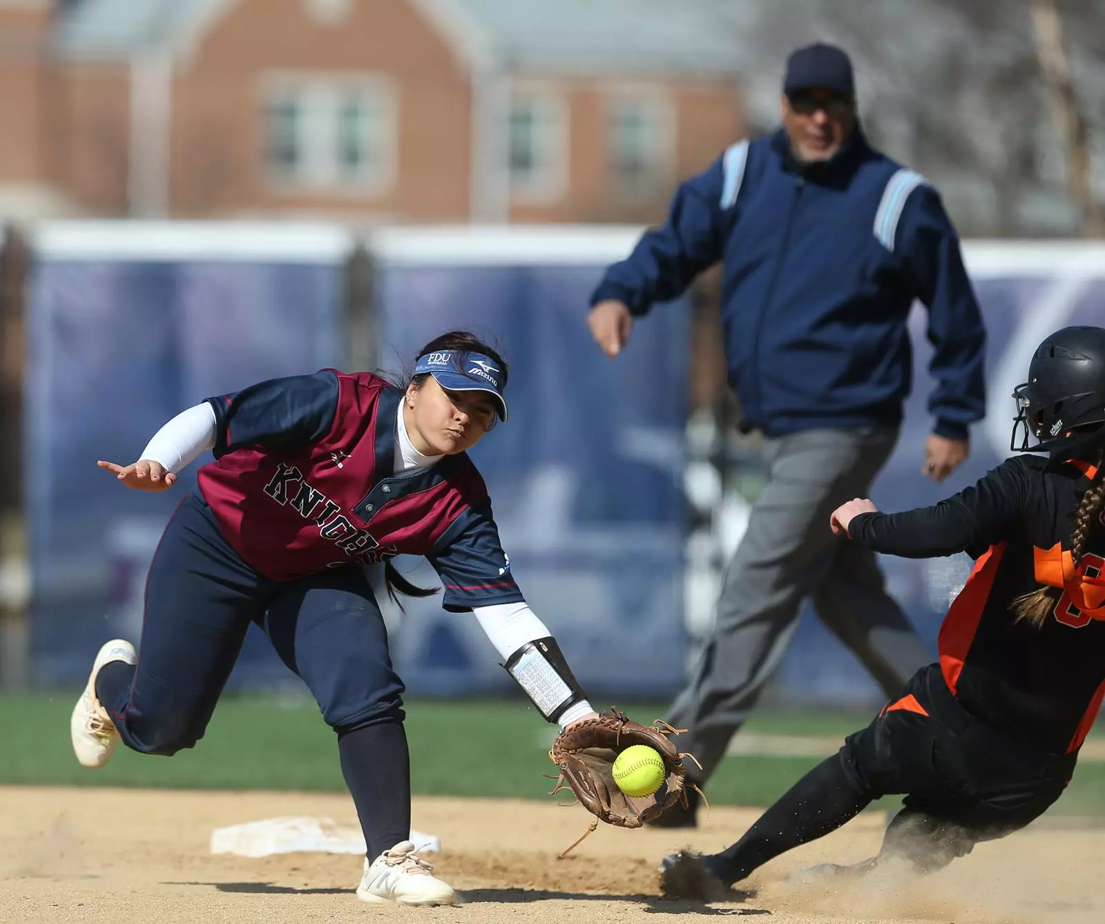 Fairleigh-Dickinson women's softball at GW University field on March 10, 2018.GAME 1:  FDU vs PRINCETONGAME TWO: FDU vs. GEORGE WASHINGTON