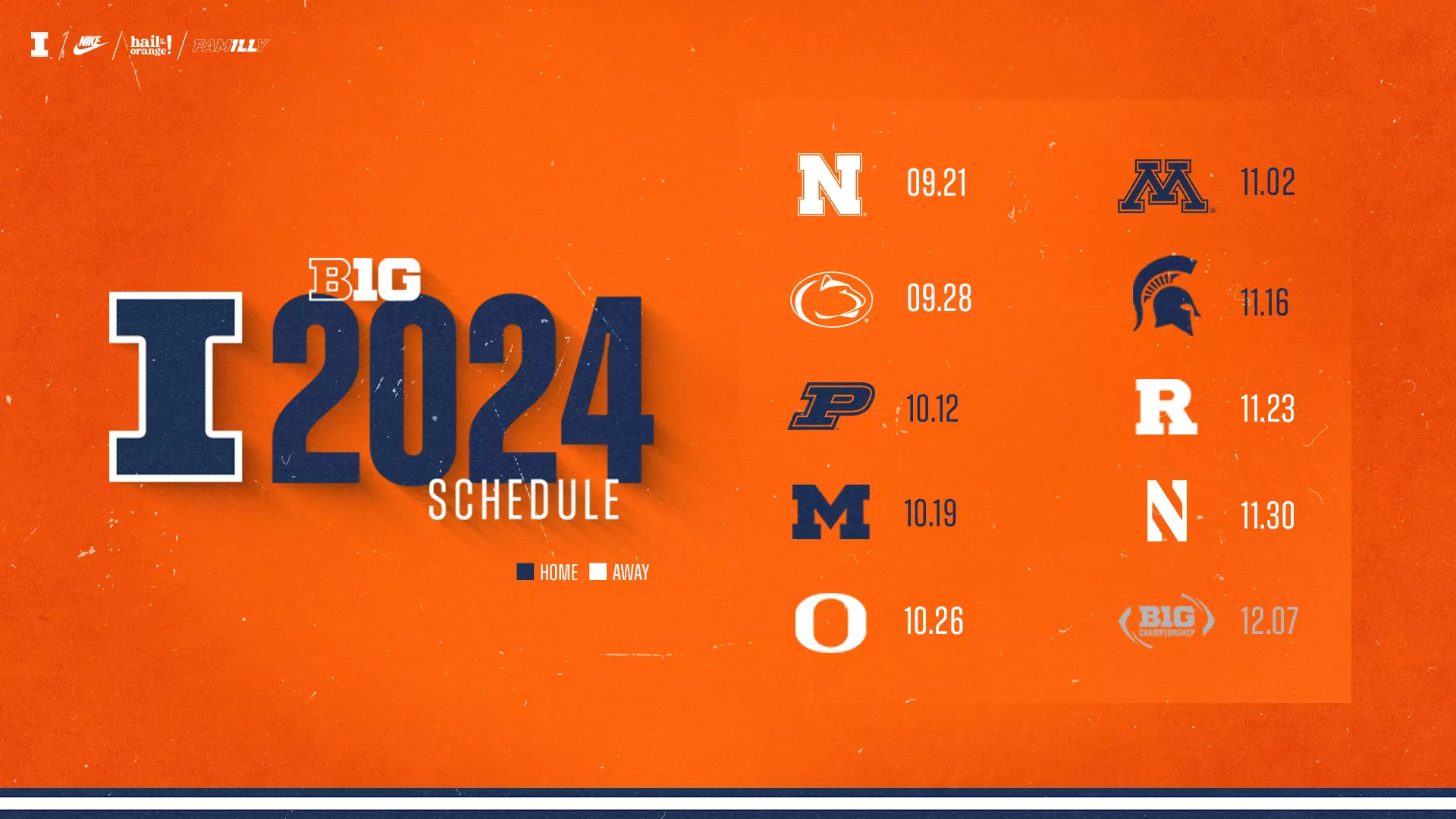 Big Ten Announces 2024 Conference Schedule University of Illinois