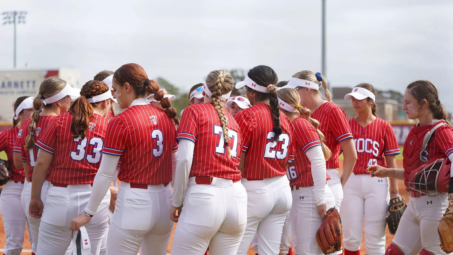 Softball Team Huddle