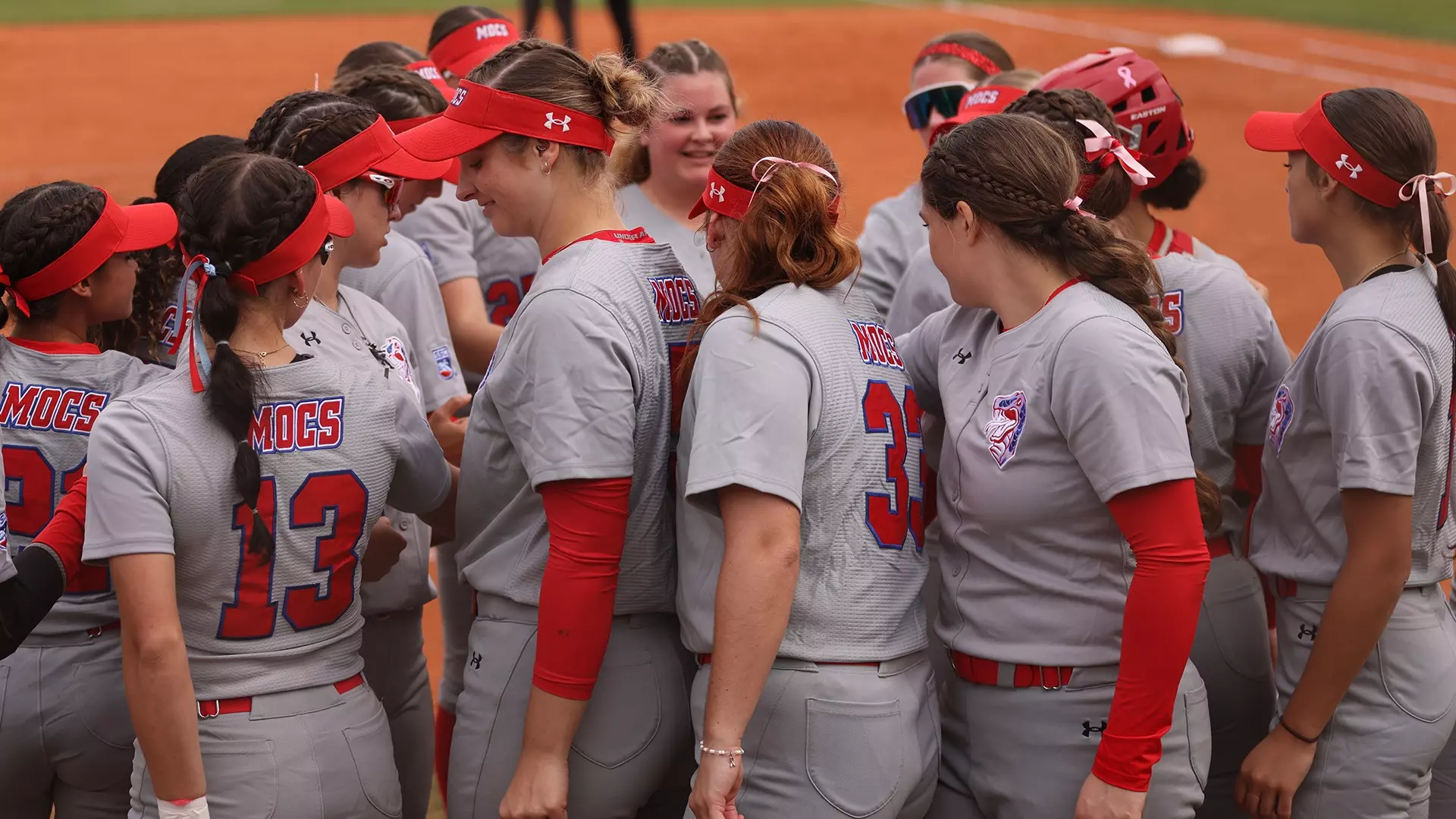 Softball Huddle used for GA games