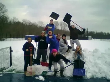 shoveling