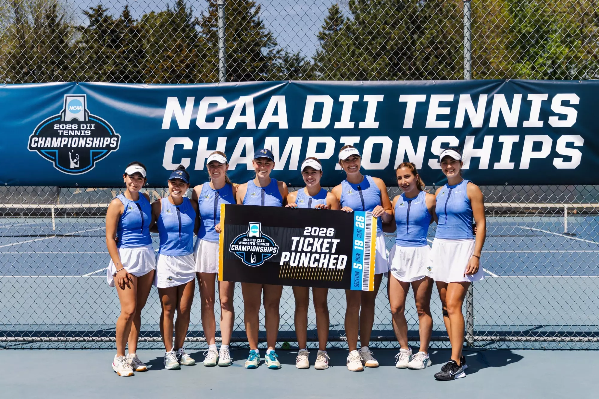 Women's Tennis Ticket Punched