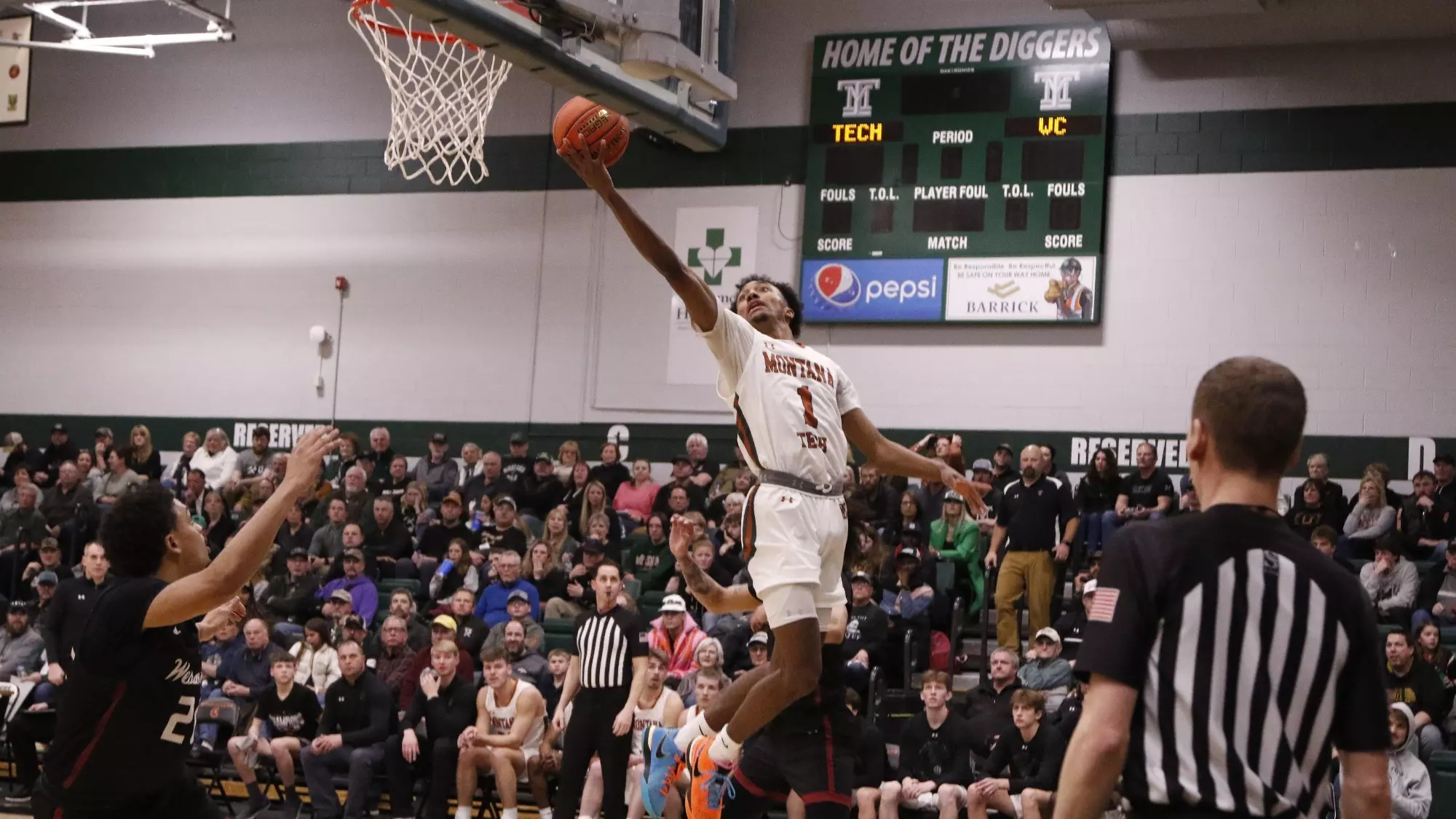 Williams layup vs Westmont 
