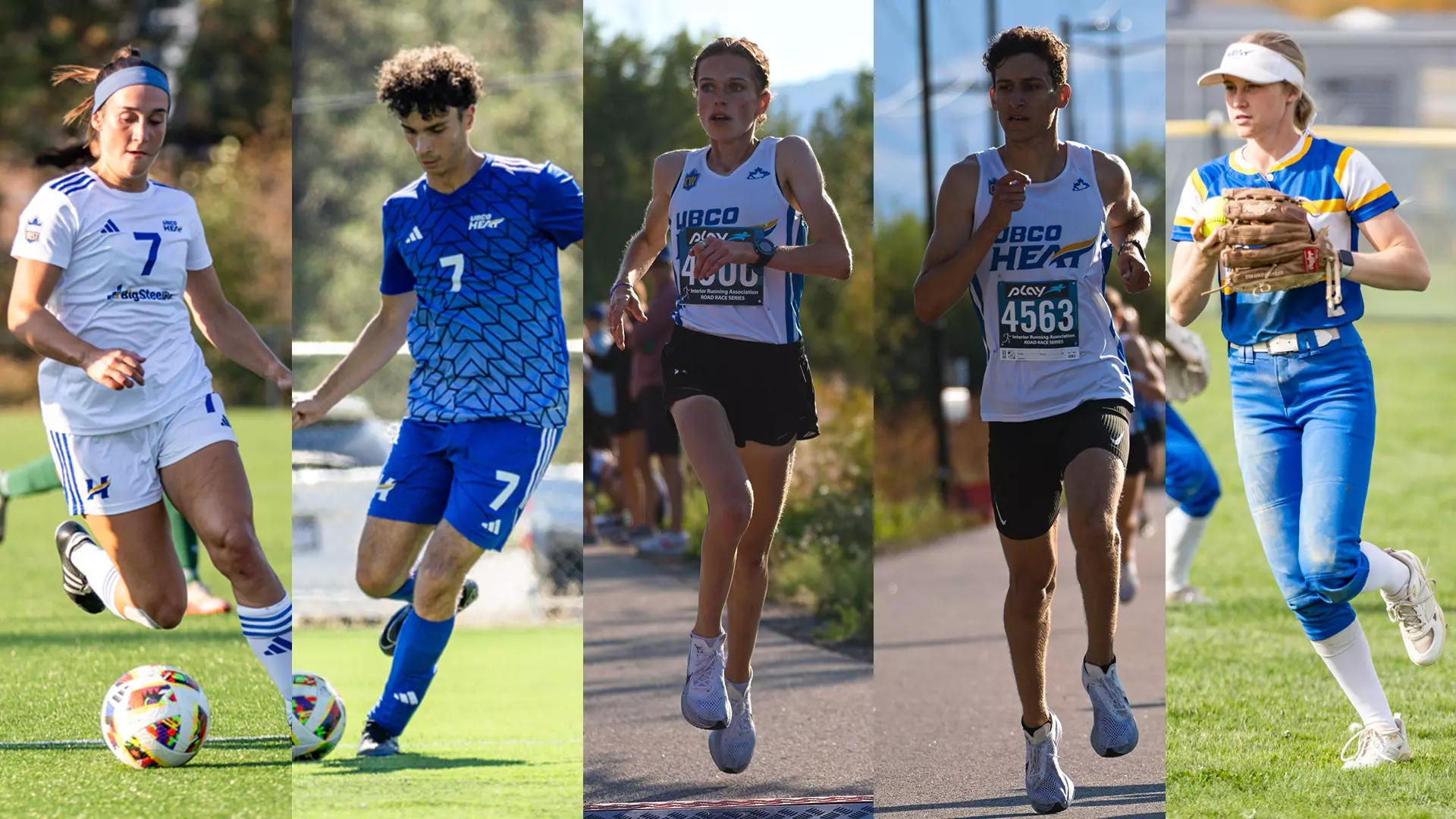 From left to right, women's soccer, men's soccer, cross country and softball are all in action this weekend to open the 2025-26 season