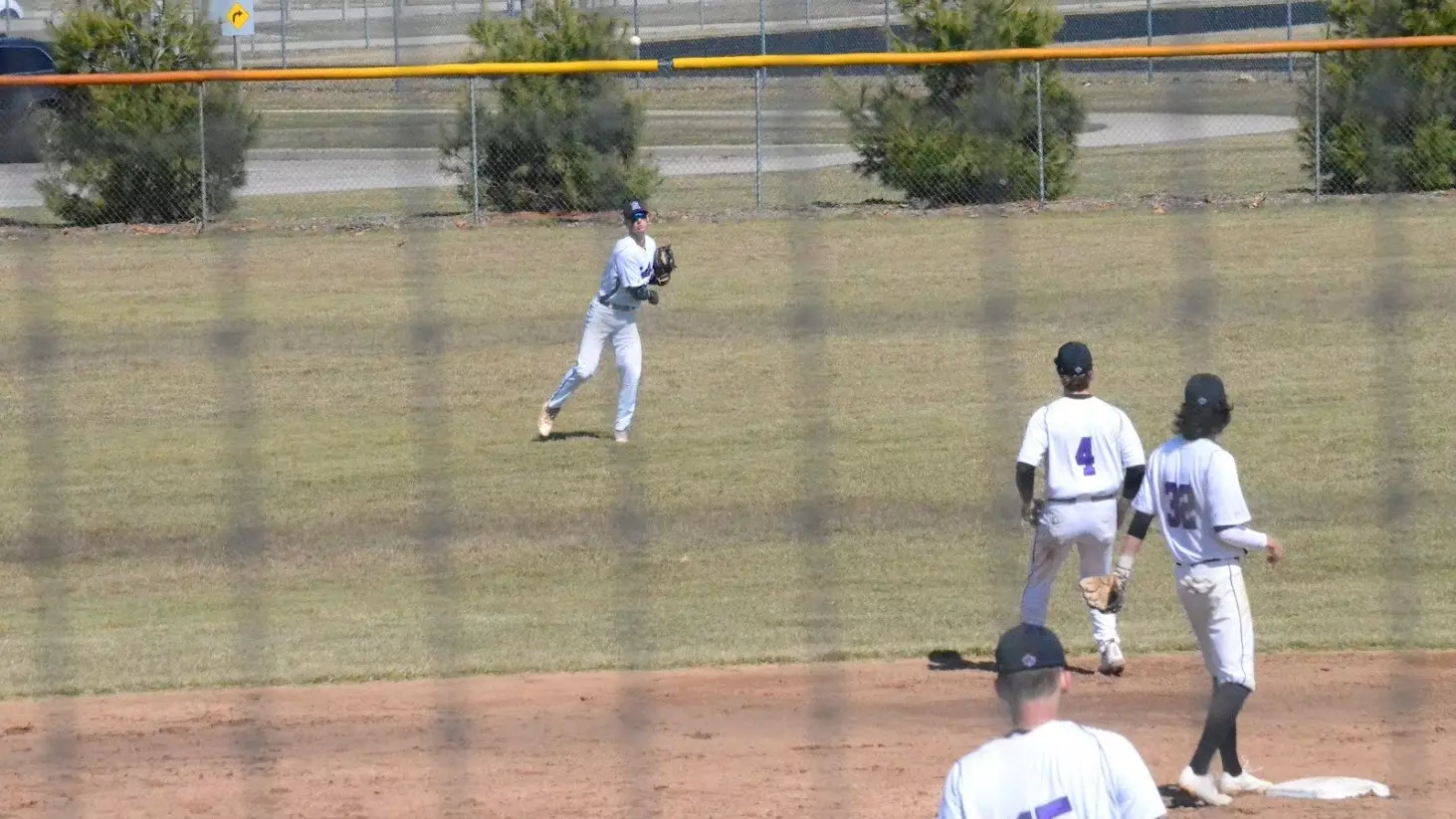 Throwing from center field