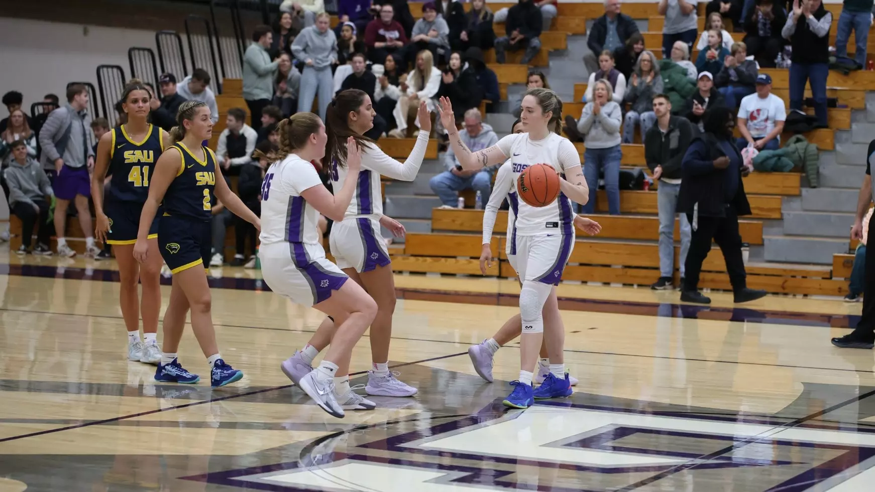 WBB celebrates in final seconds