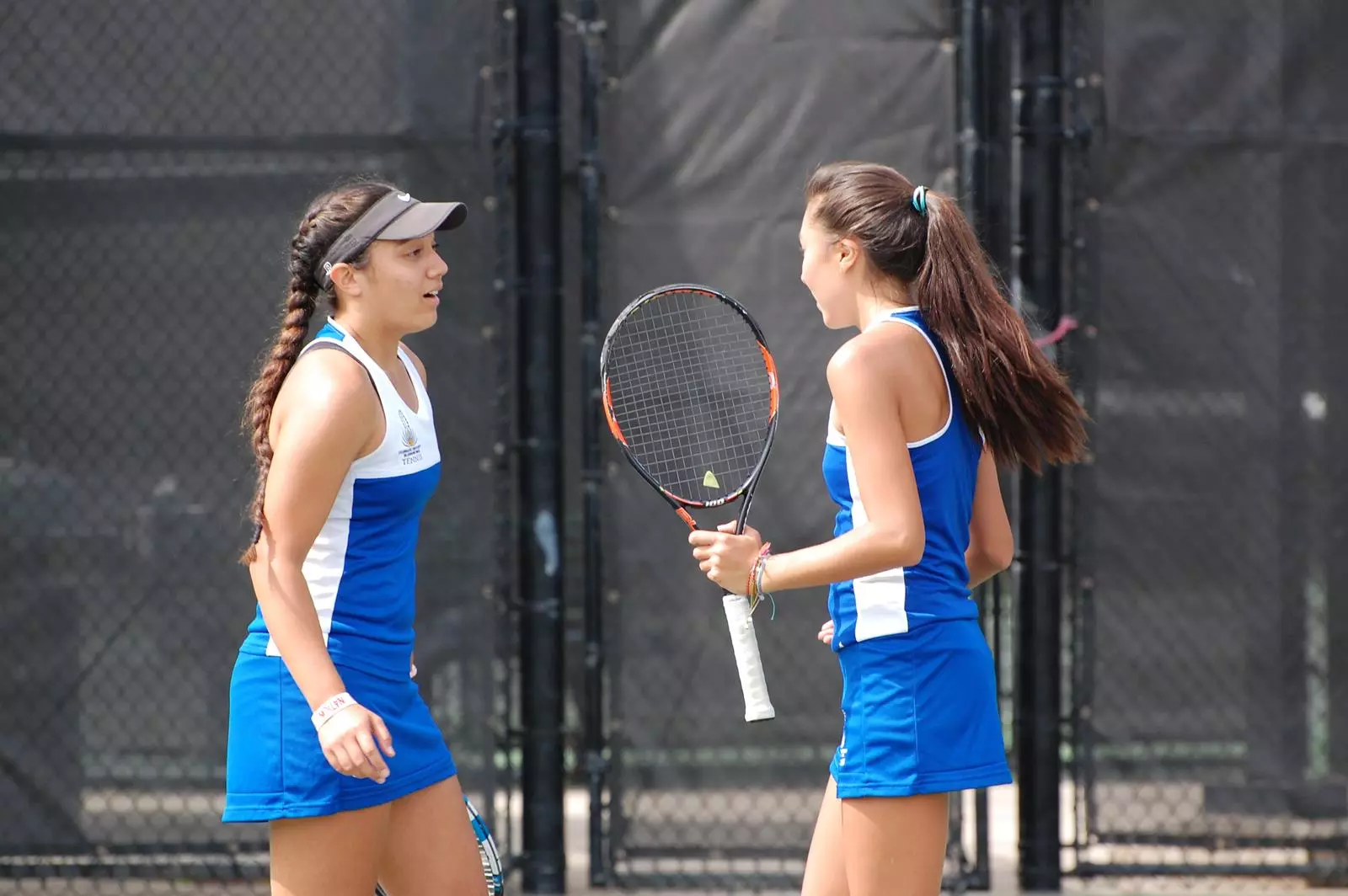 Salamasina Te'i and Catrina Liner during doubles.