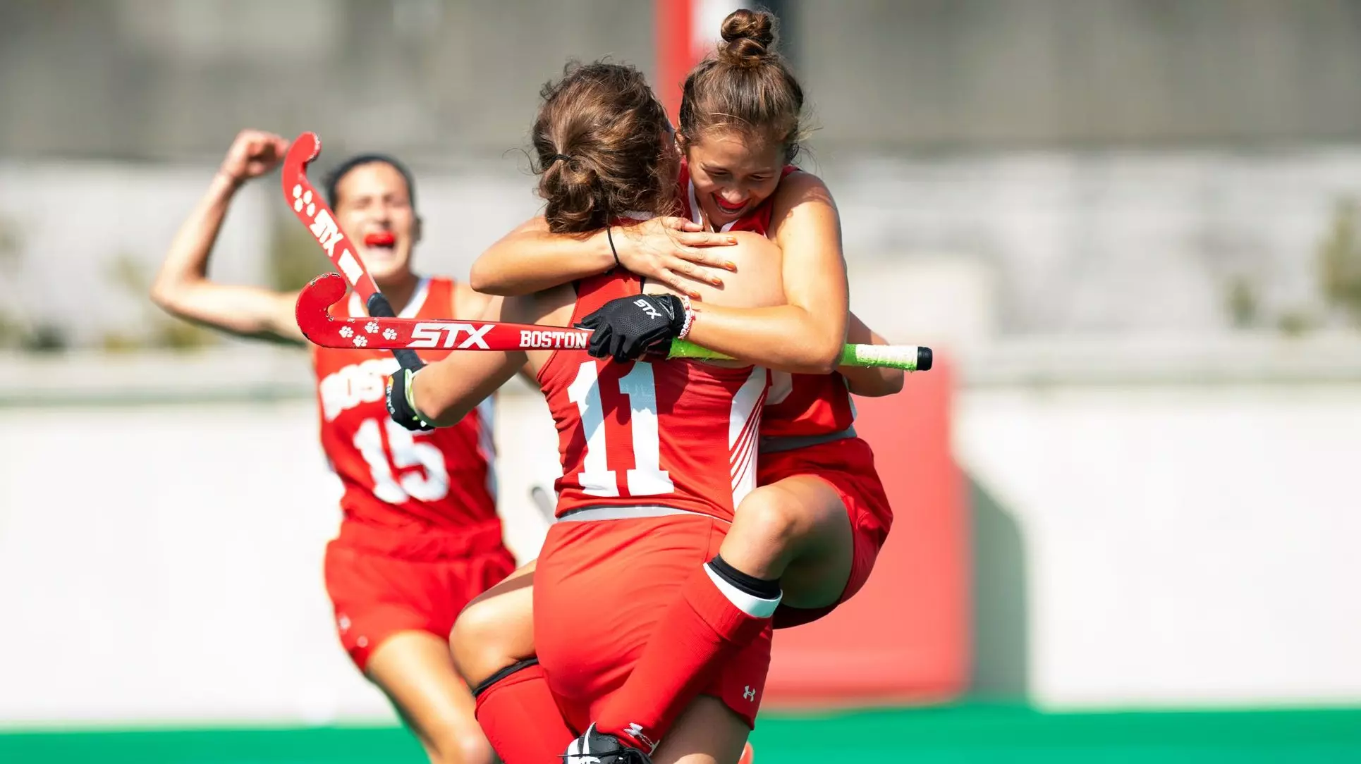Ailsa Connolly - Casey Thompson celebration