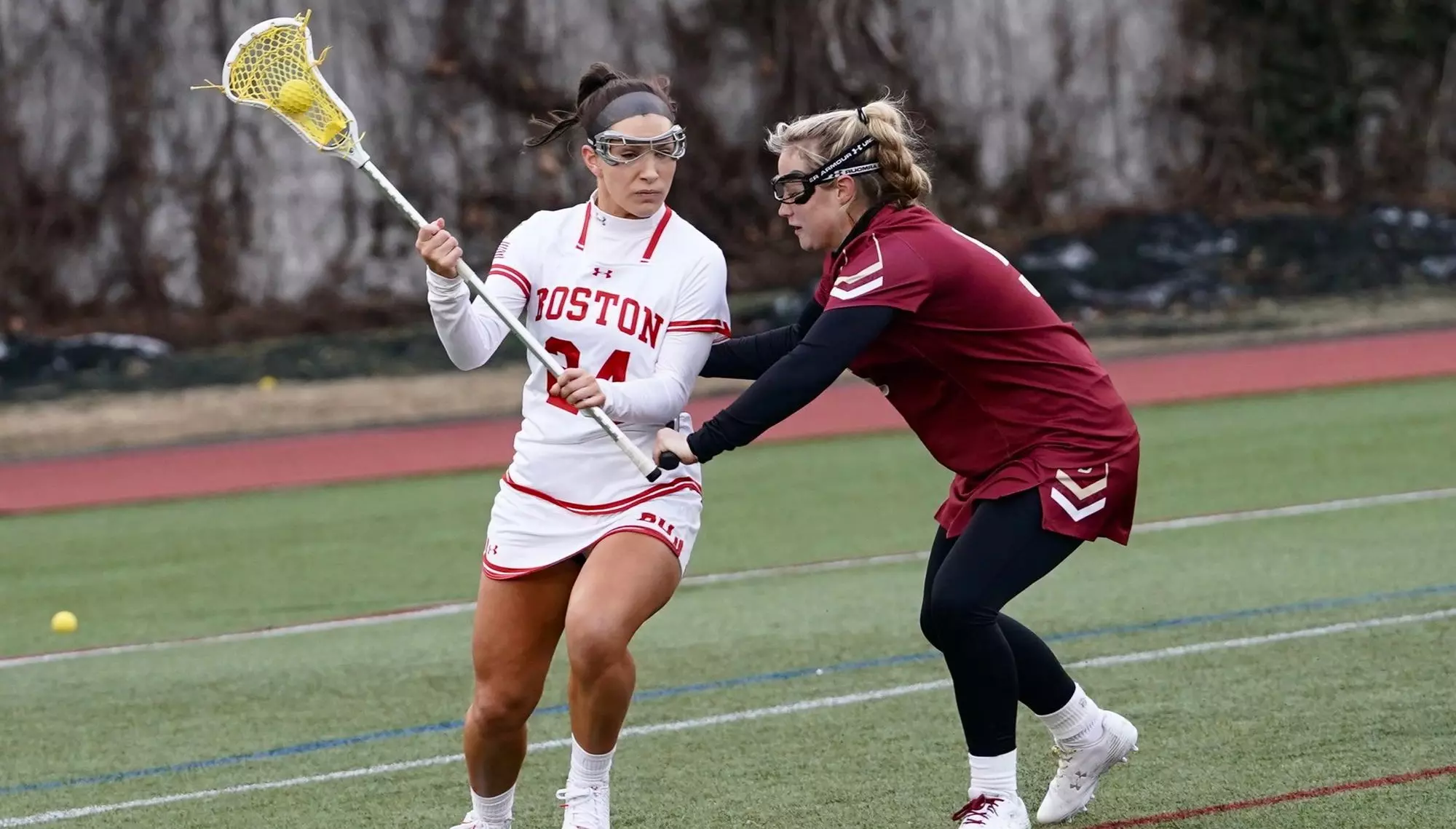 Ava Barry working off a BC defender