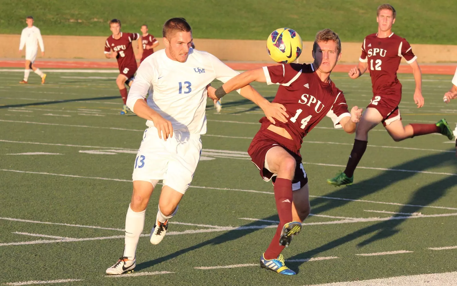 Jake Meyer battles against SPU