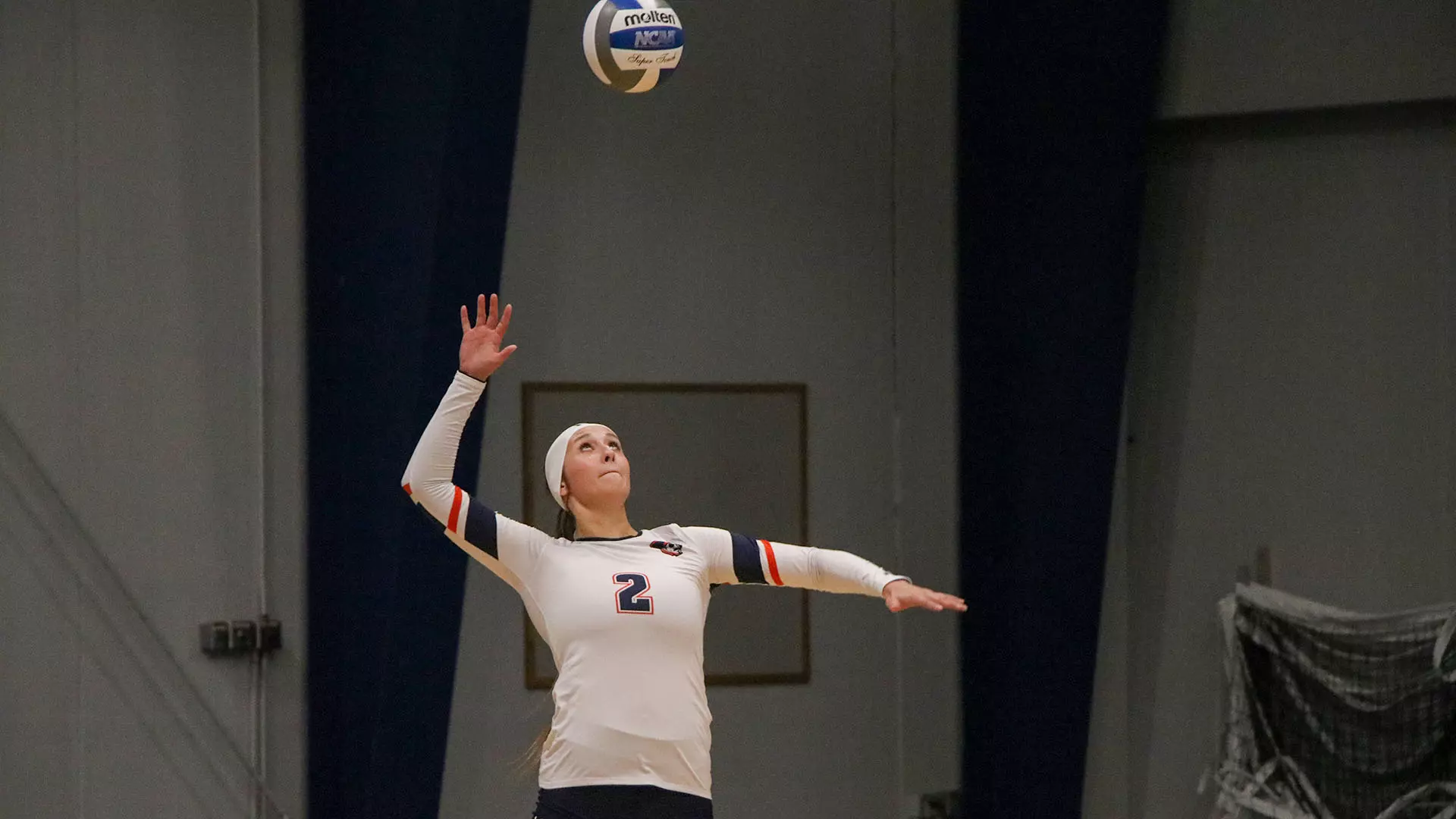 Nehkyah Ellis Serving against St. Paul