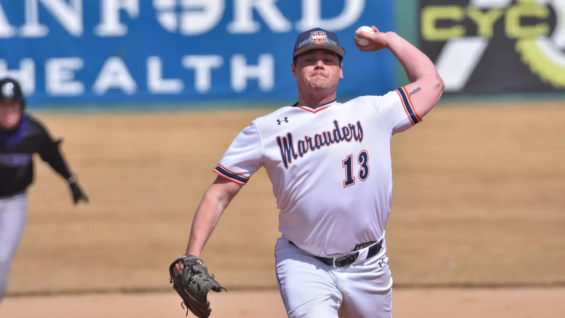 Austin Wagner delivers the pitch