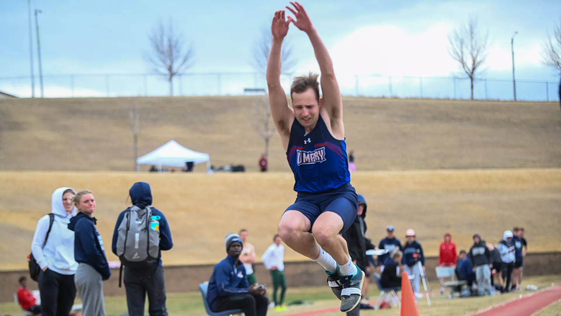 Jesse Hatler finishes as the long jump runner up at the 2022 Al Bortke Open