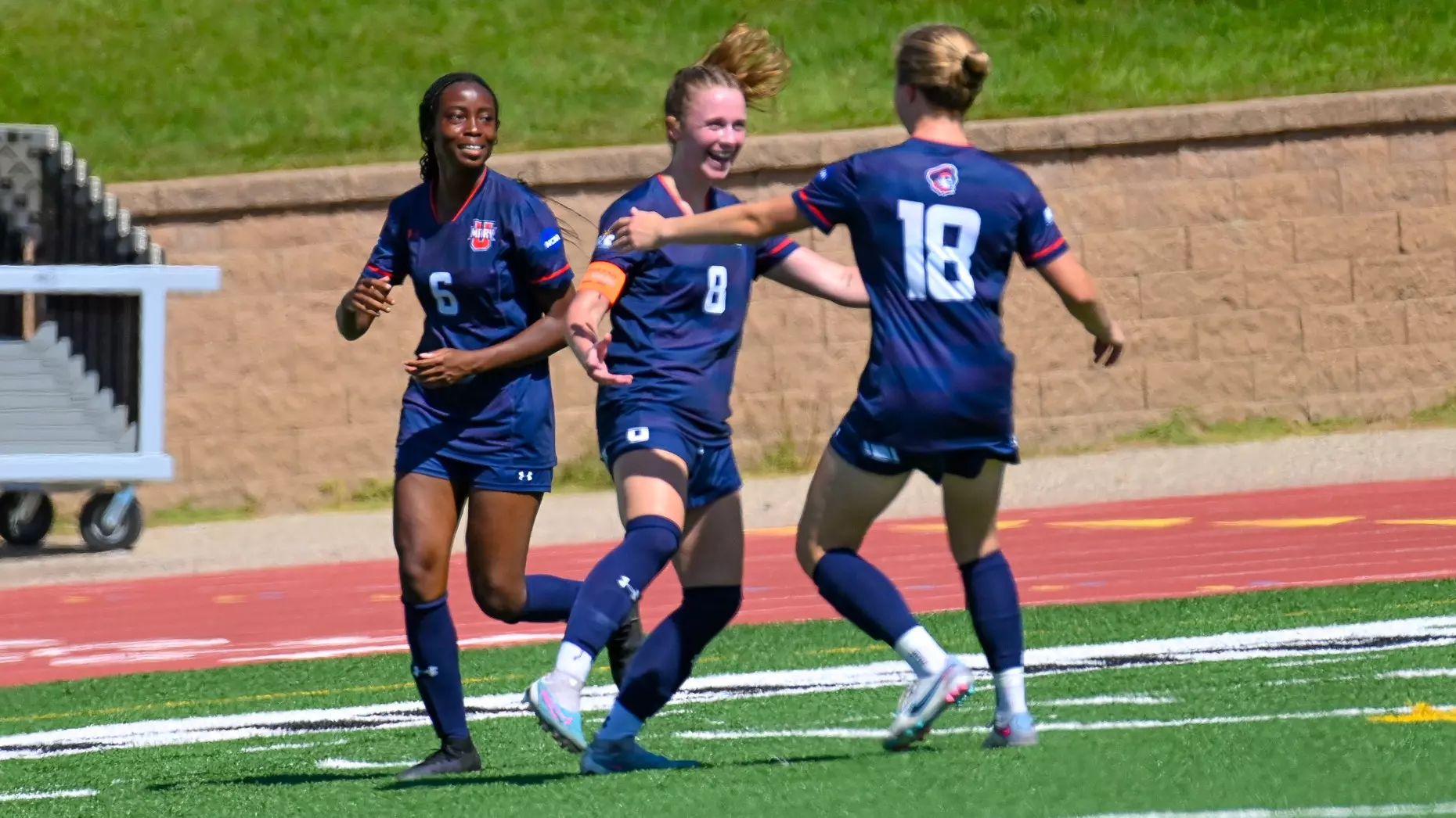 Mo Malone celebrates a goal