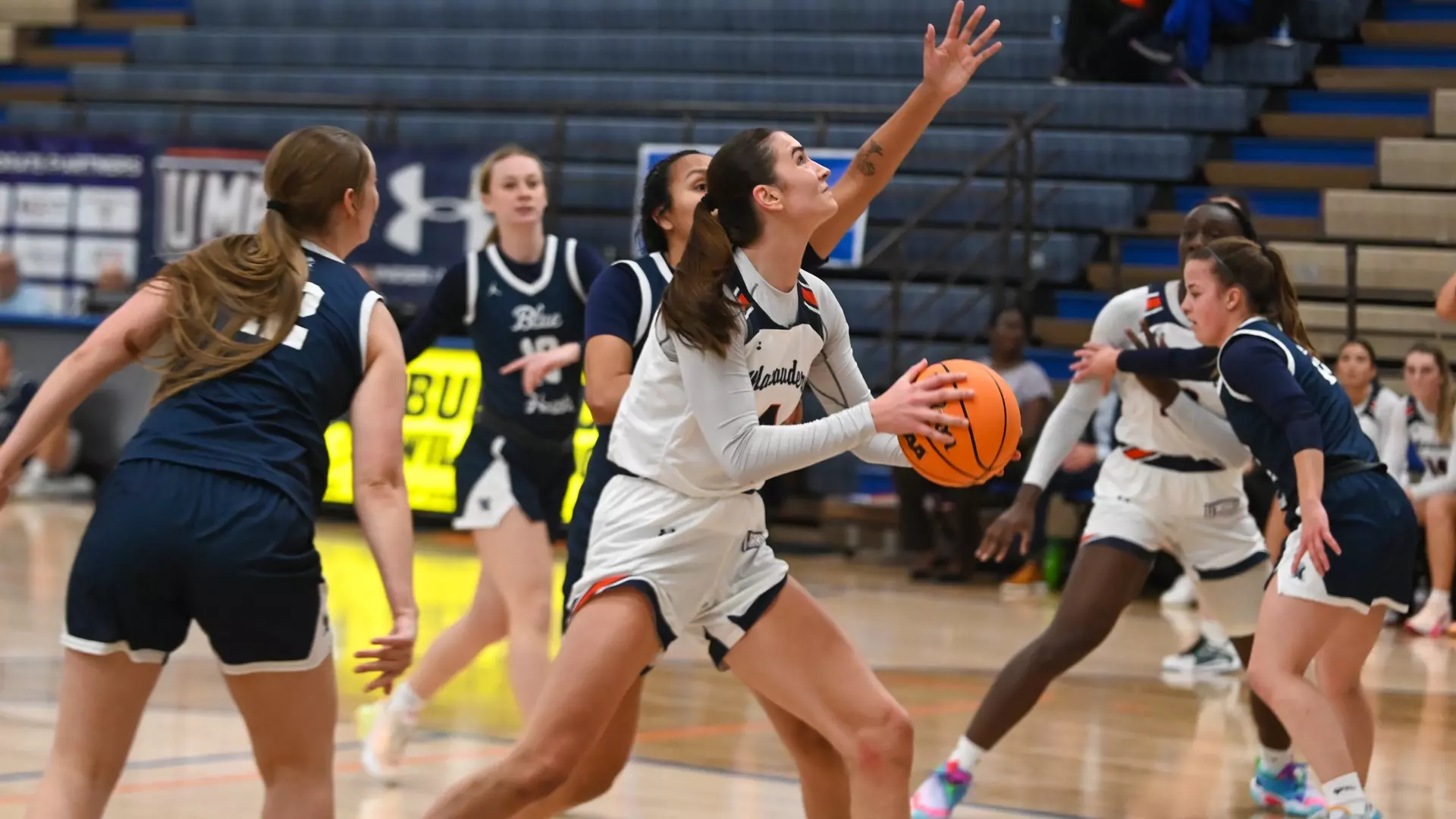 Lexie Schneider goes to the rim