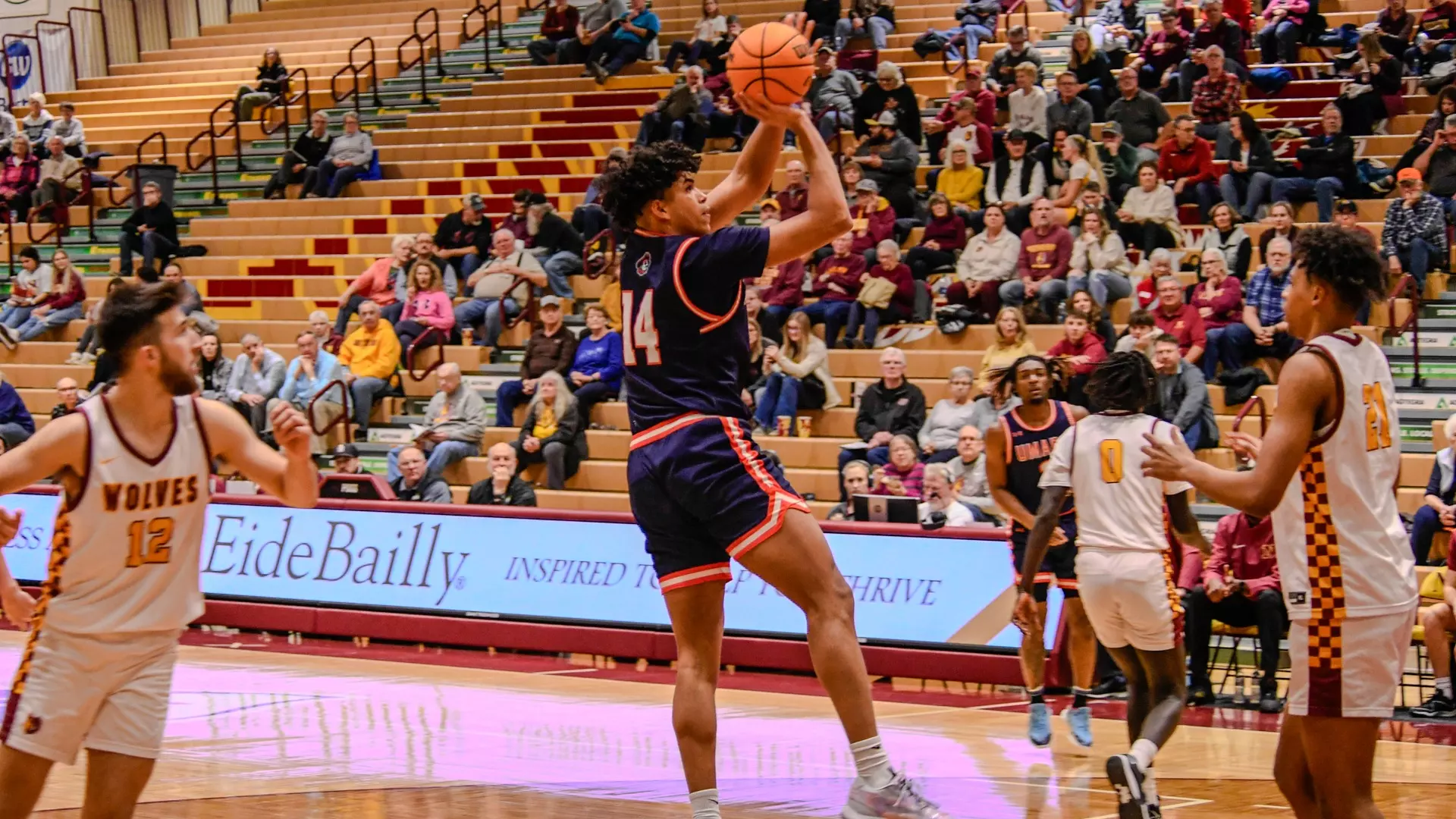 Ty Rogers rises for the shot