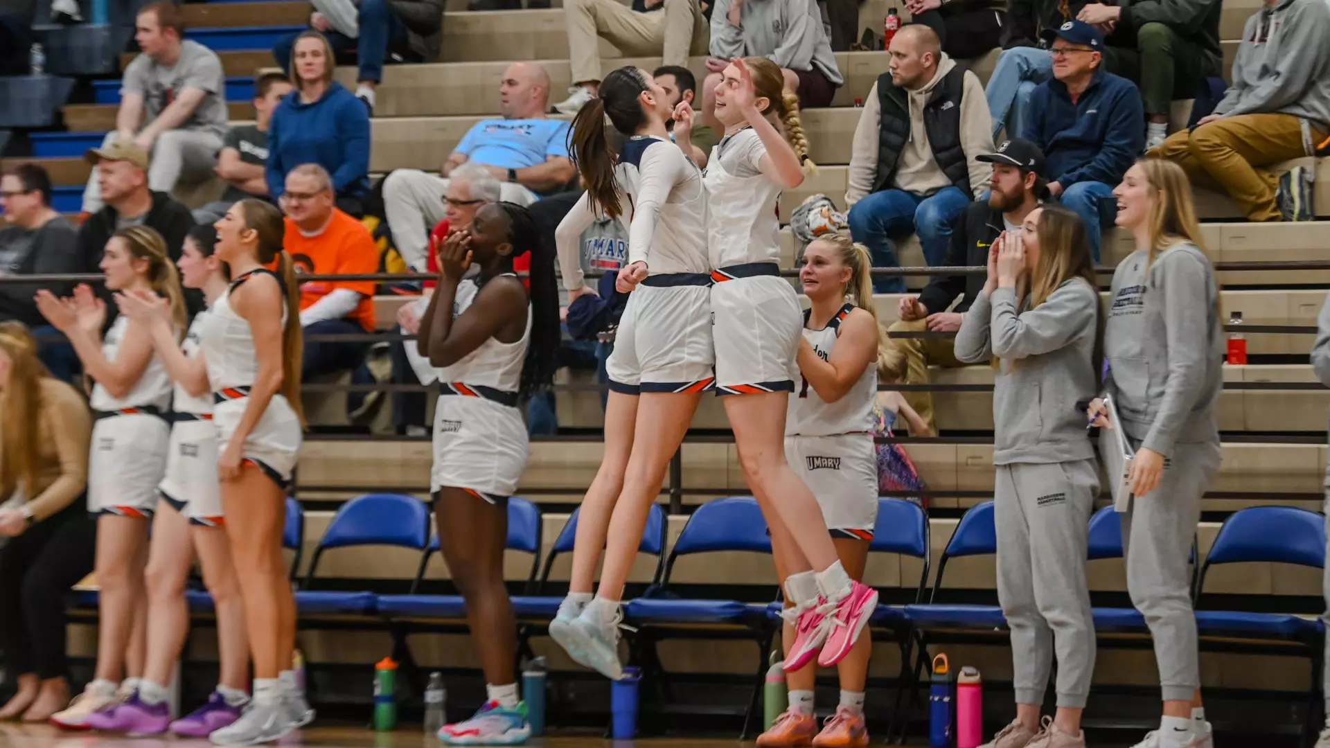 Marauders celebrate in win over Minot State