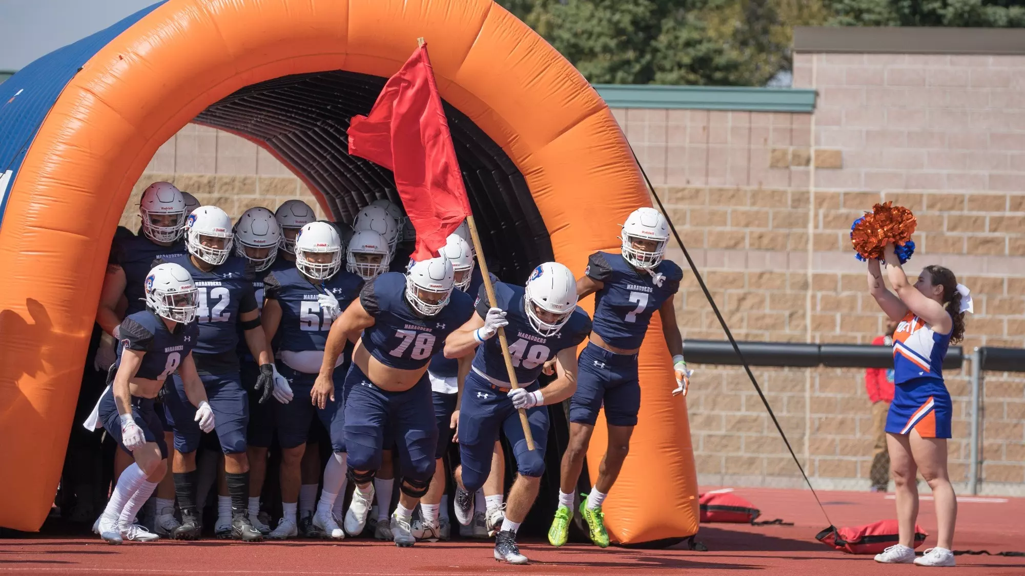 Marauders charge out of tunnel
