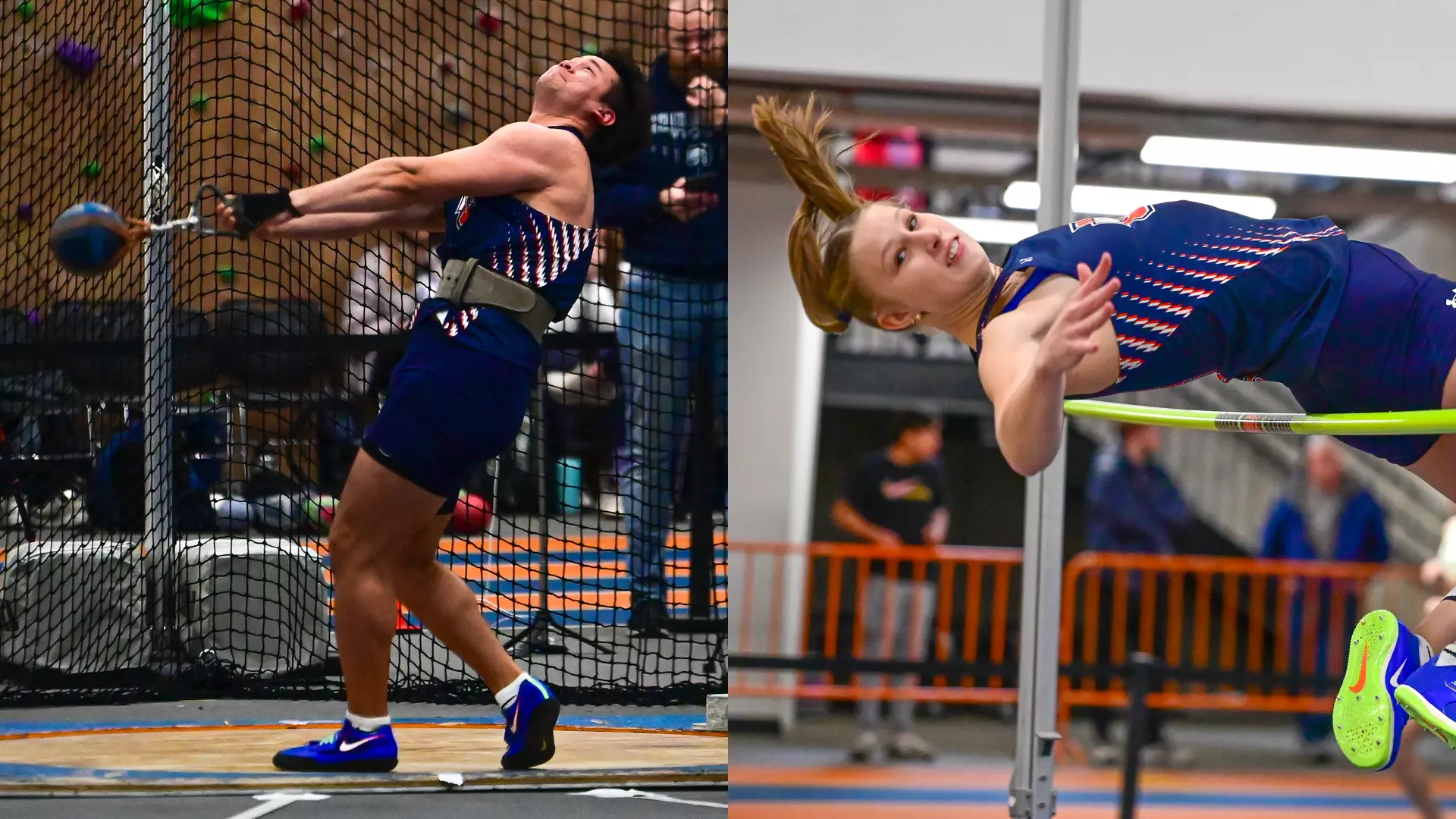 Sean Erickson and Anna Nasset at UMary Winter Classic