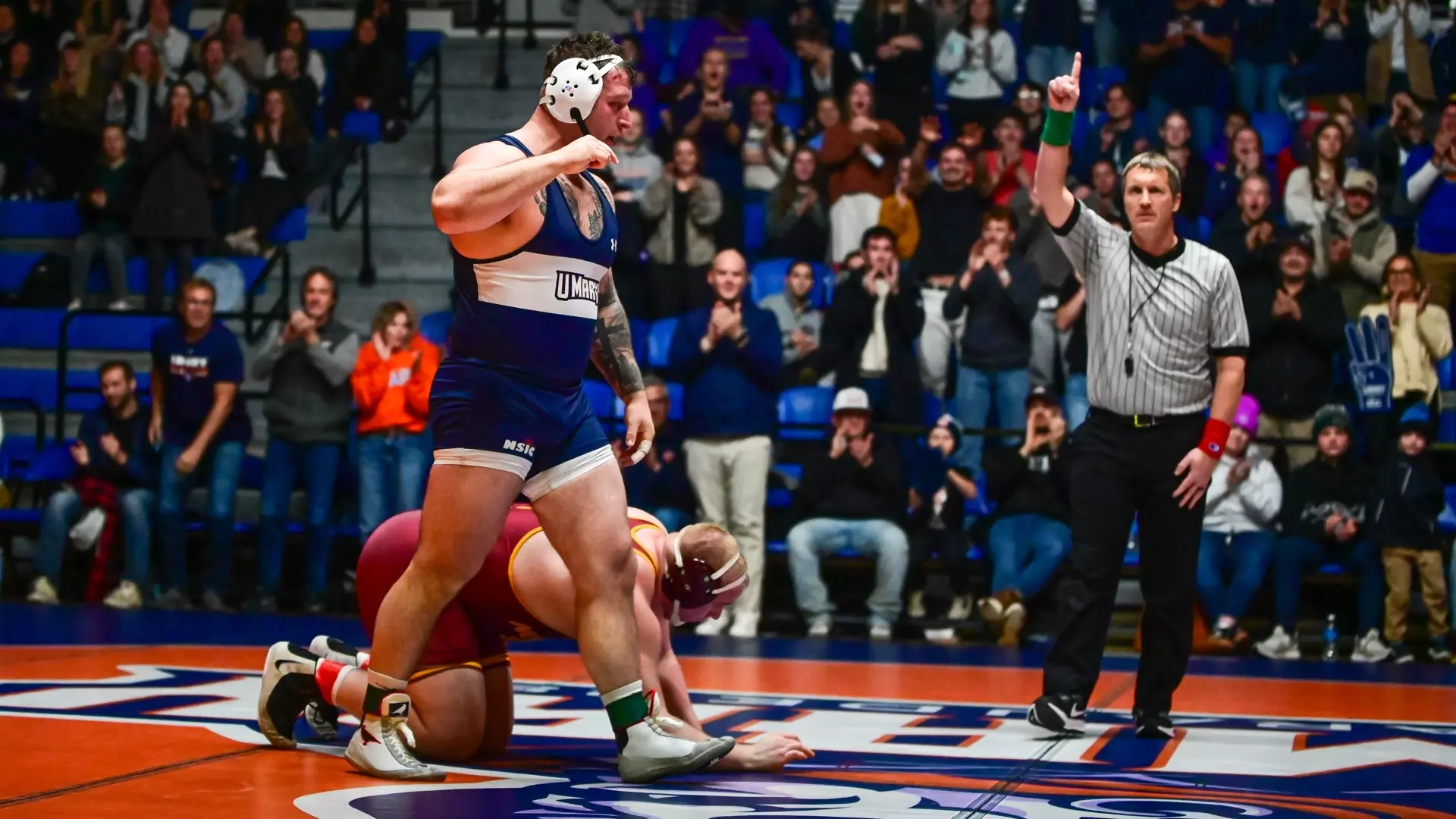 Luke Tweeton celebrating against NSU