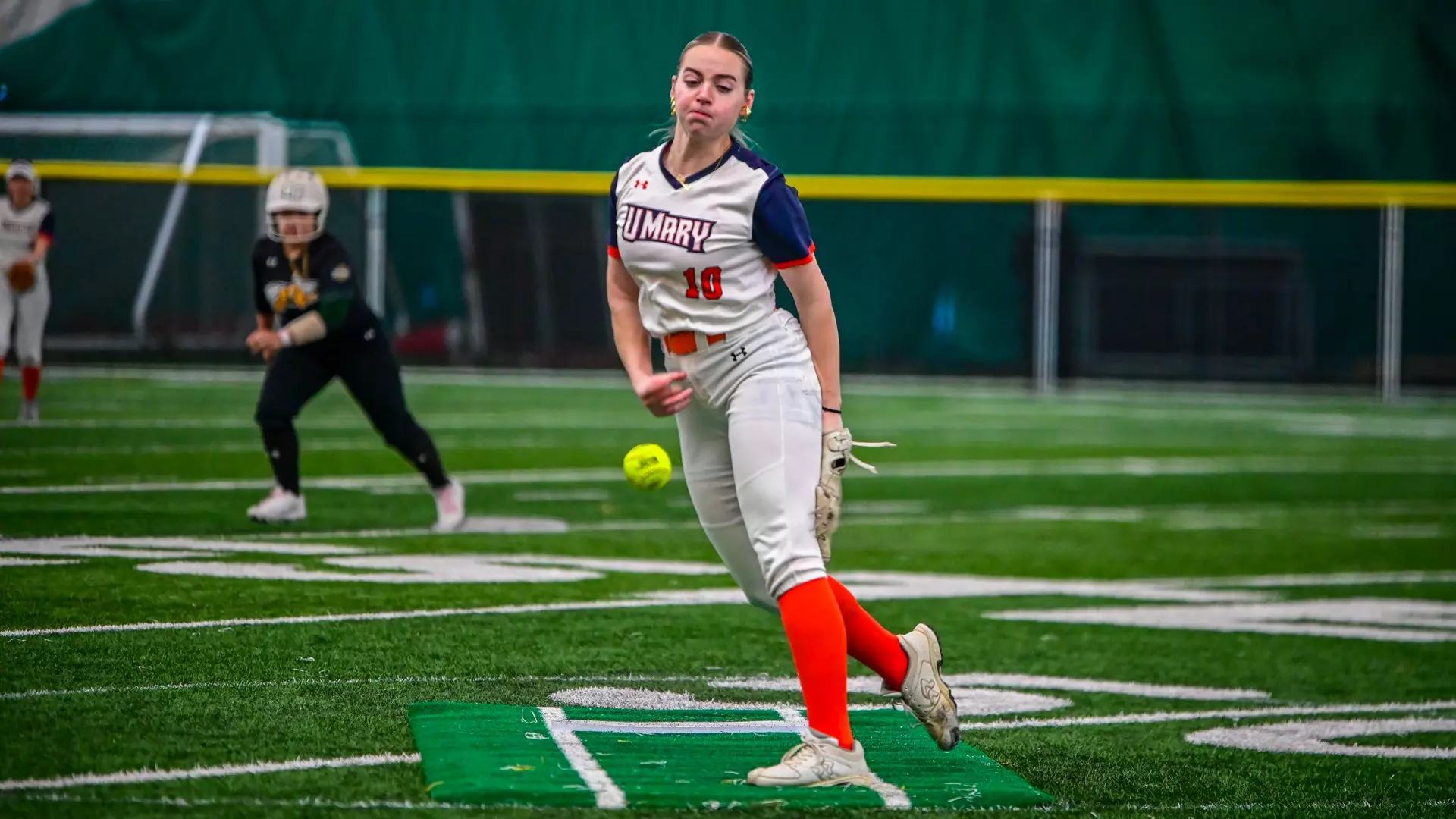 Arria Johnson pitching against BHSU