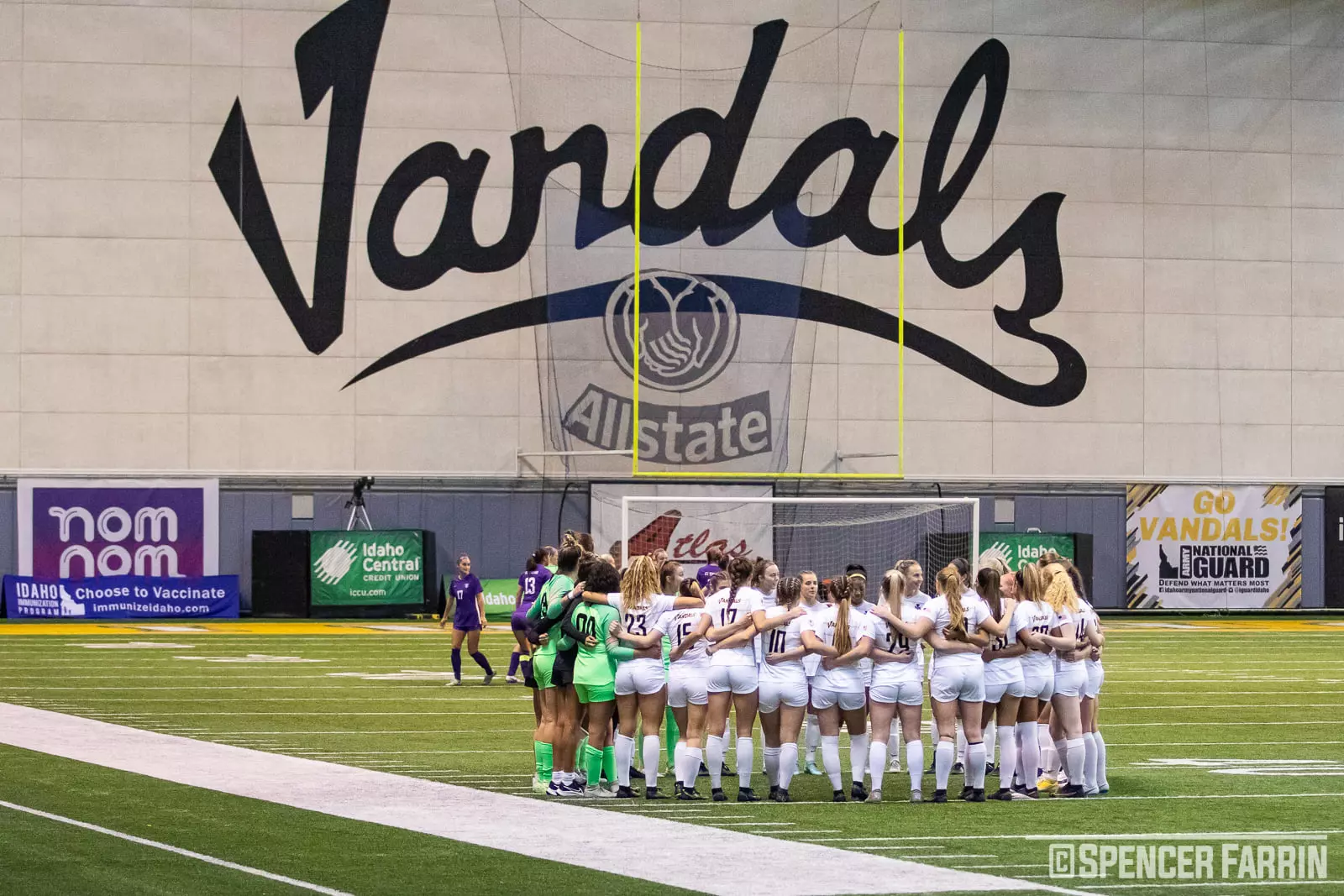Team huddle
