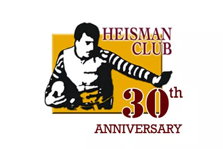 Heisman Club 30-Year Logo