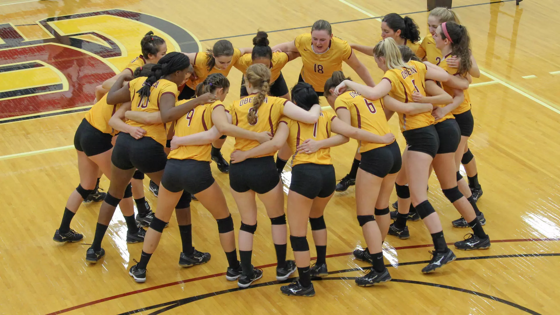 Volleyball Team Huddle Loss