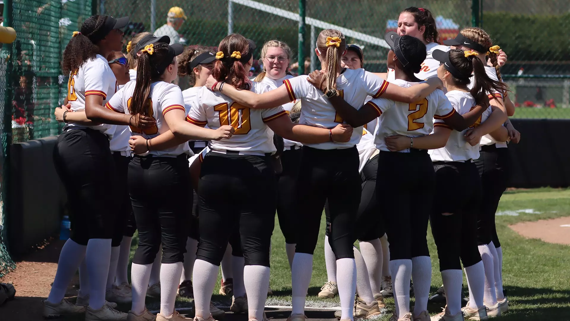 Softball Team Huddle 2023