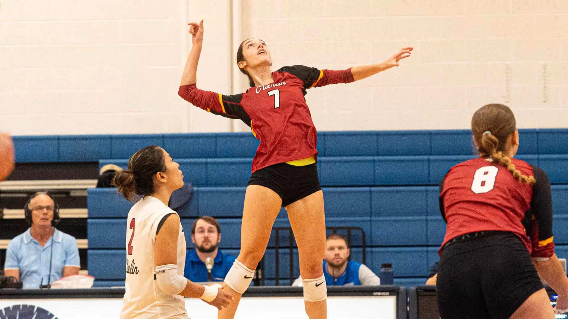 Brylie Peters preparing to attack the ball