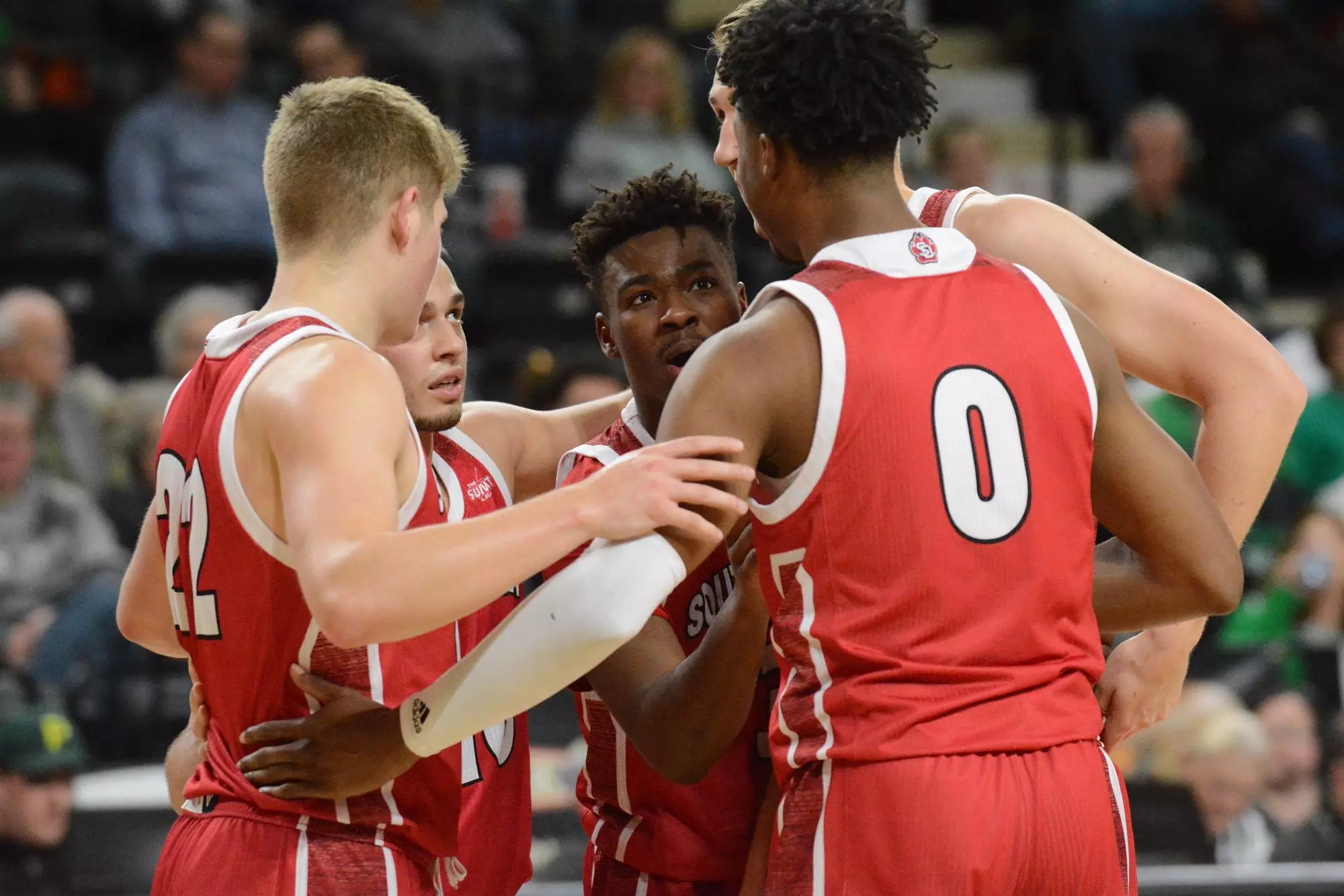 Team huddle