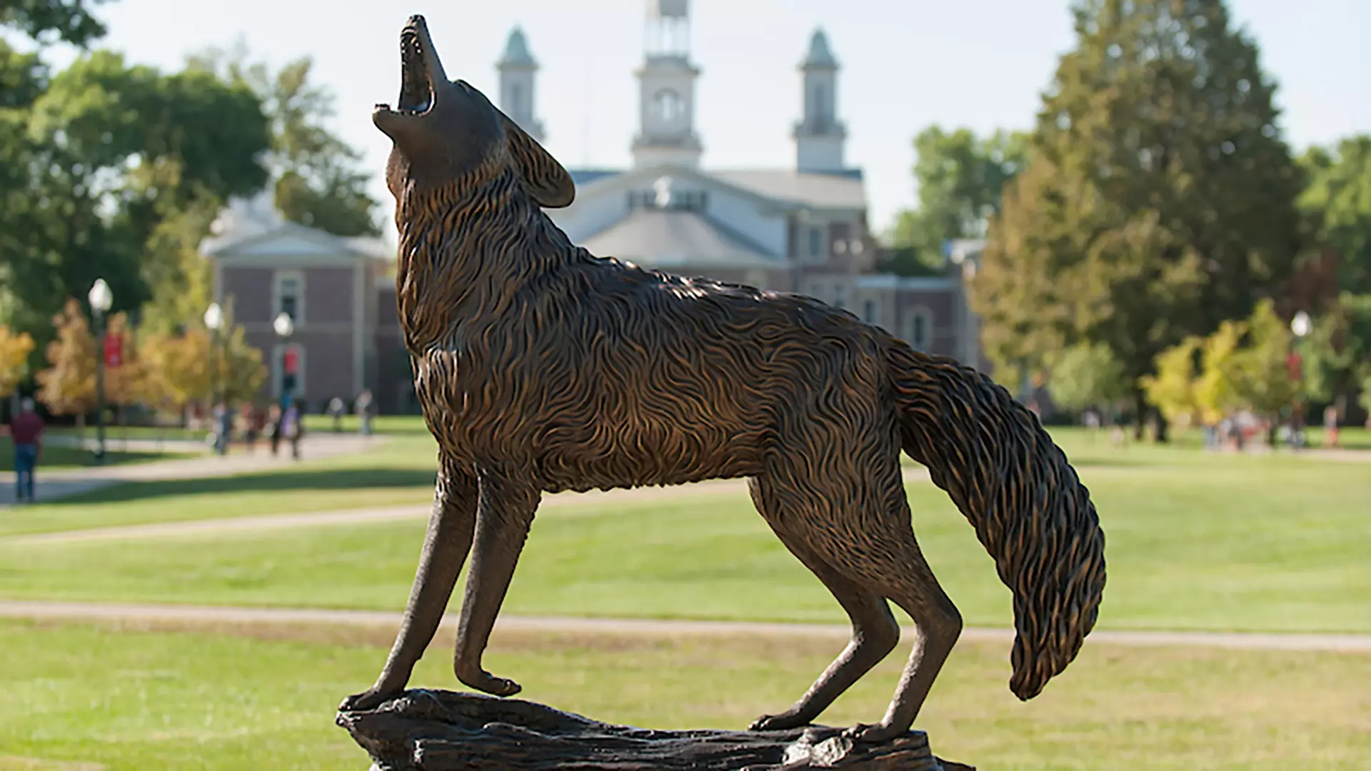 Legacy Sculpture on the campus of the University of South Dakota, established in 1862, in Vermillion, S.D.