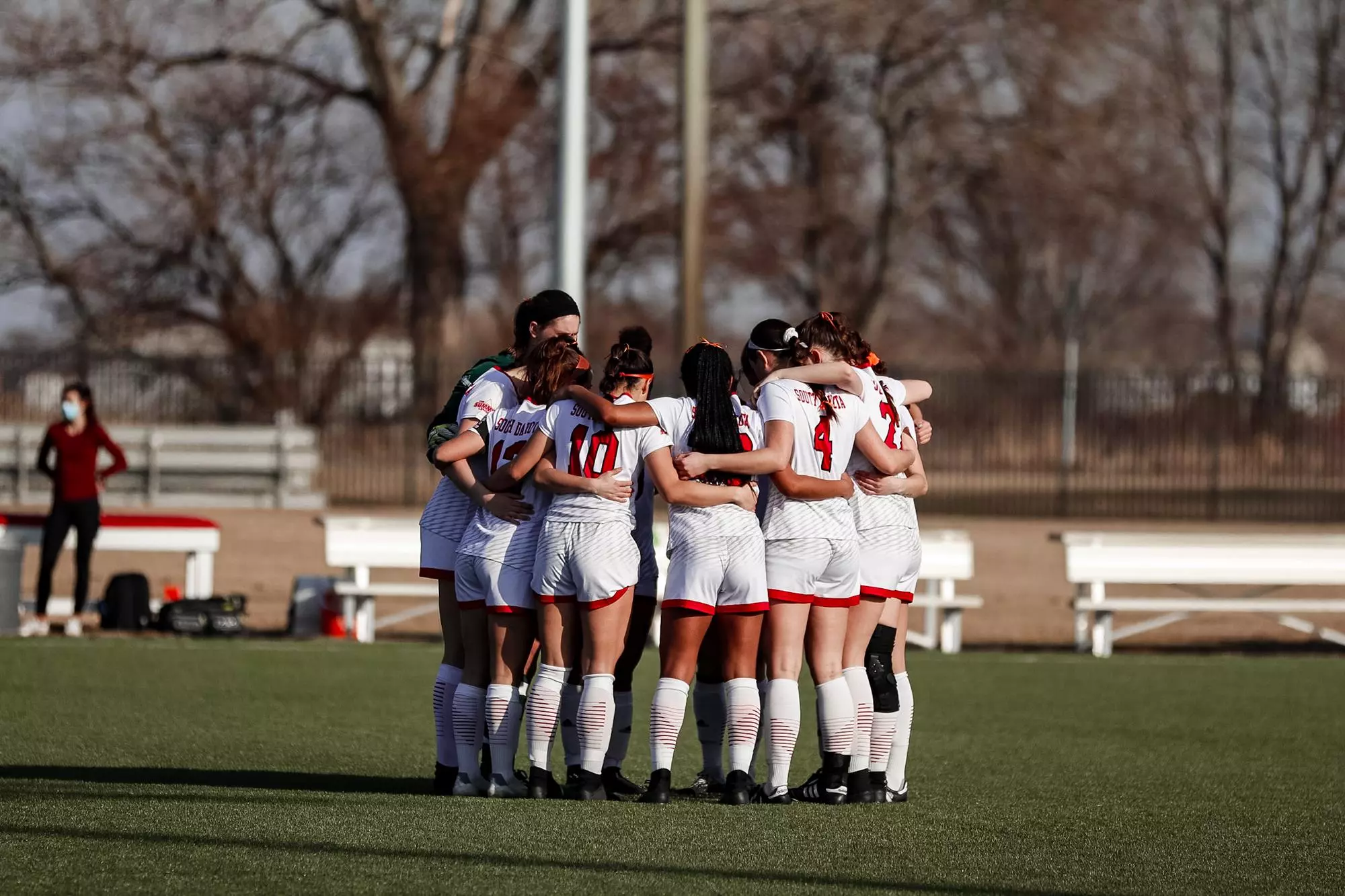Team huddle